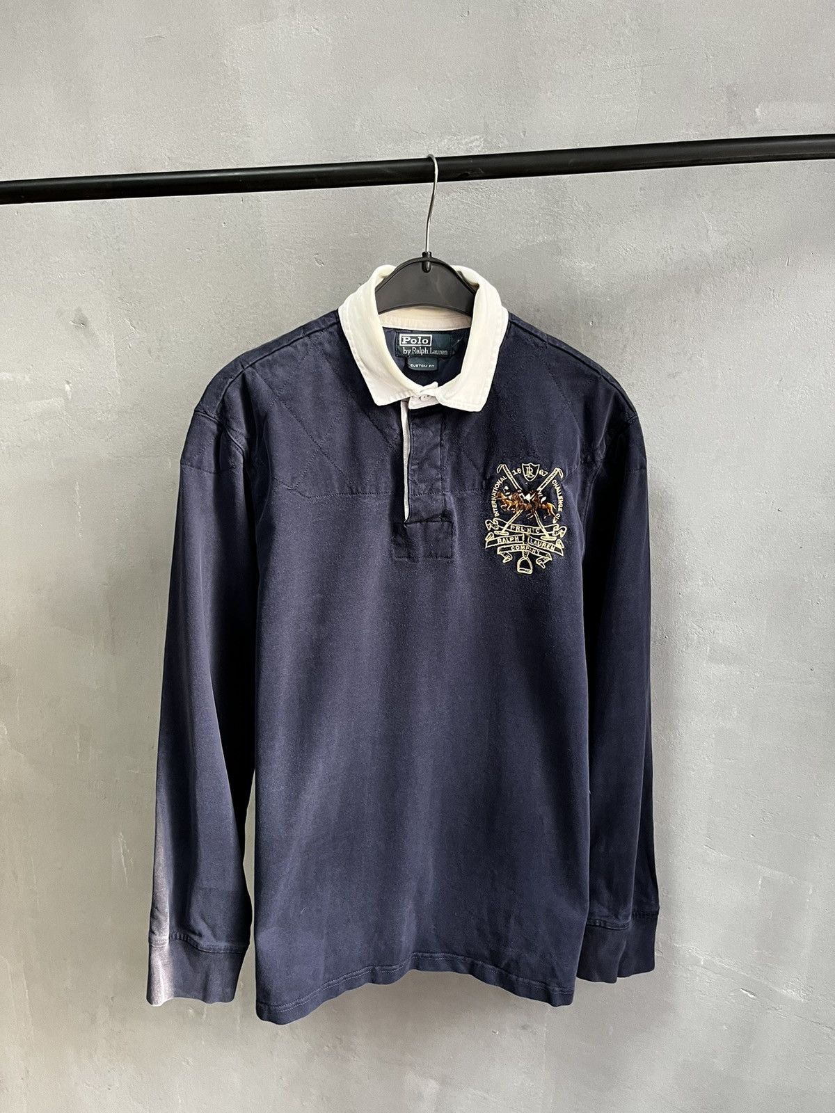 Ralph Lauren × Vintage Polo Ralph Lauren 90s vintage rugby Size US L / EU 52-54 / 3 - 4 Thumbnail