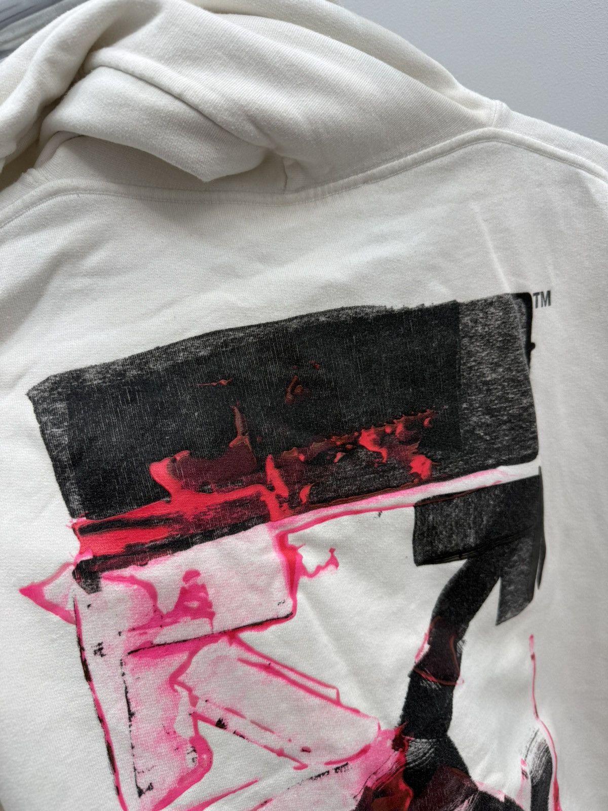 Off-White Off-White Hands Off Cross Back Printed Cotton Hoodie Size US S / EU 44-46 / 1 - 4 Thumbnail
