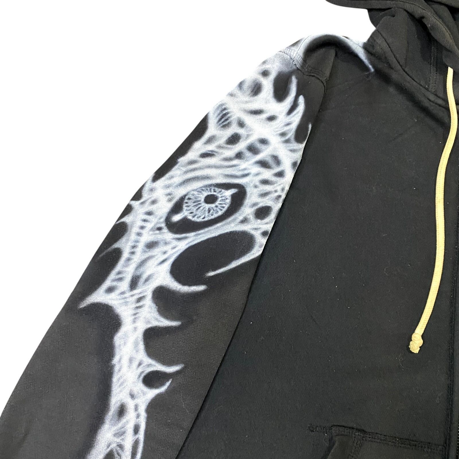 Mossimo Custom Airbrushed DIY Bio Orangic Art to Wear ZipUp Hoodie M Size M / US 6-8 / IT 42-44 - 8 Thumbnail