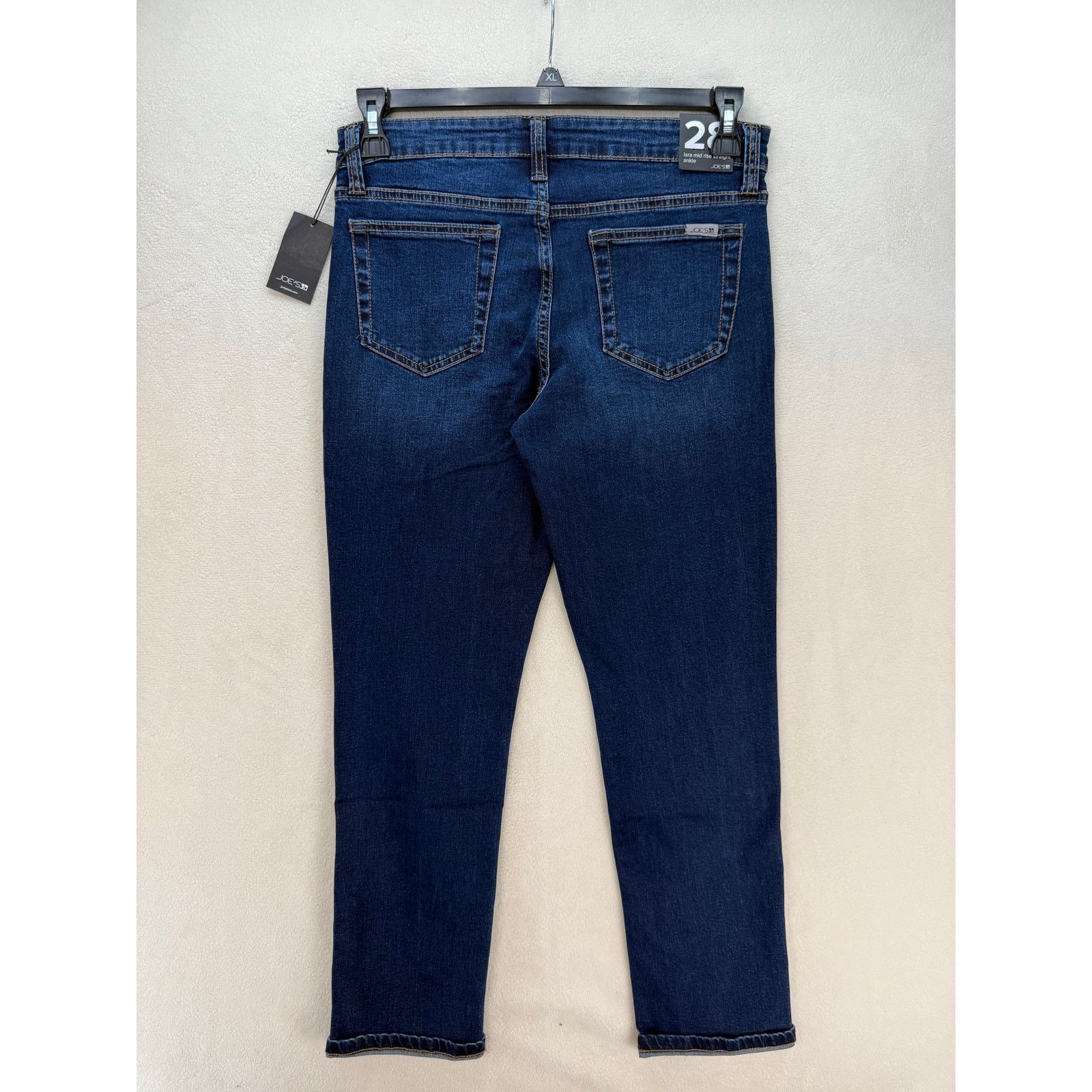Joe's JOE'S WOMEN'S 28 LARA MID RISE STRAIGHT ANKLE JEANS MEDIUM W Size 28" / US 6 / IT 42 - 6 Thumbnail
