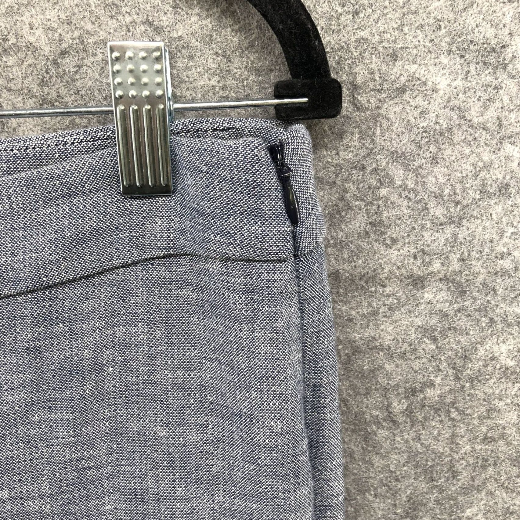 Talbots Talbots Chatham Ankle Pants Womens 10P Blue Slim Fit Stretch Knit Dress Pant Size 32" / US 10 / IT 46 - 5 Thumbnail