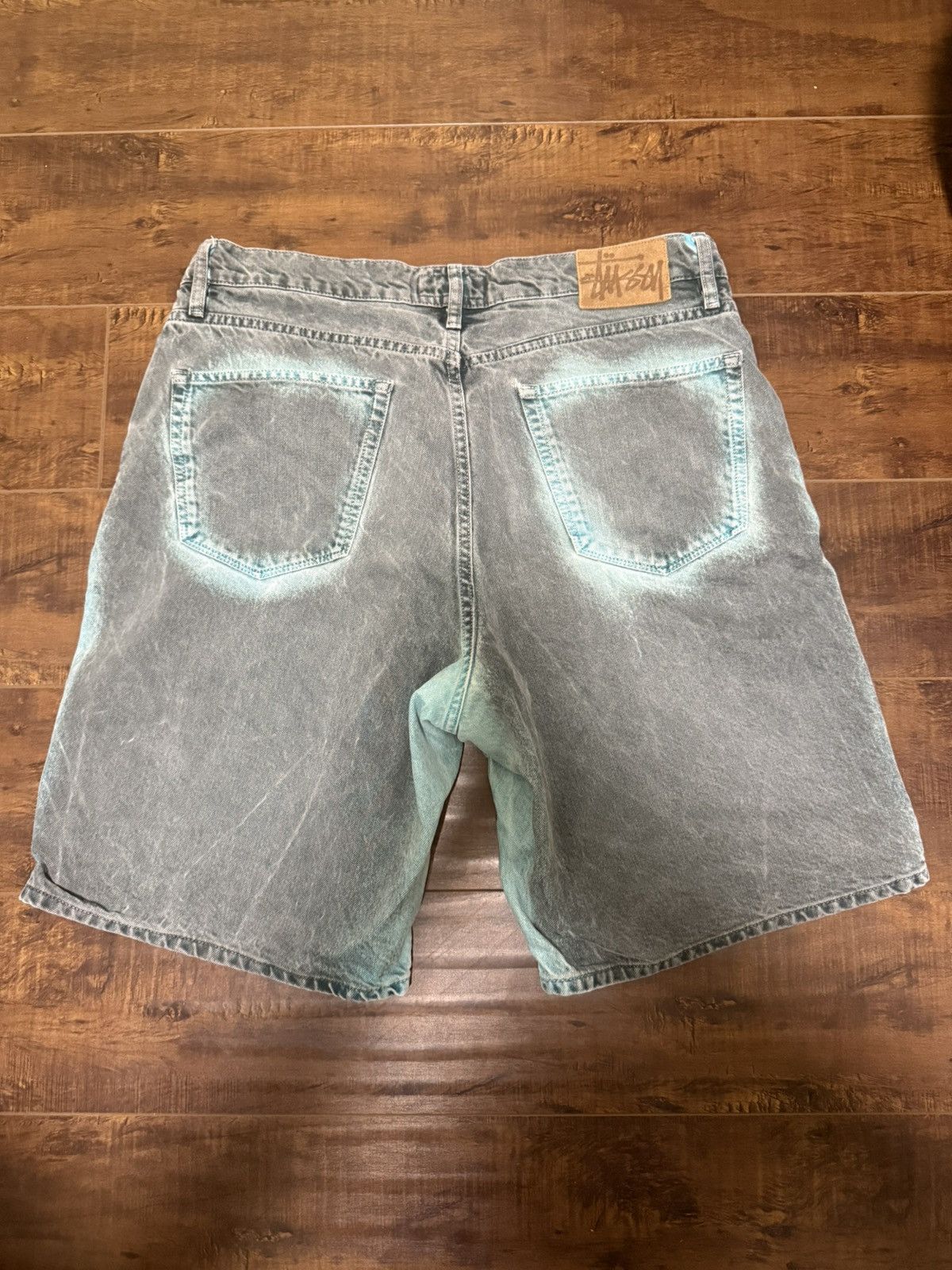 Stussy Stussy Spray Dye Jorts Size US 33 - 2 Thumbnail