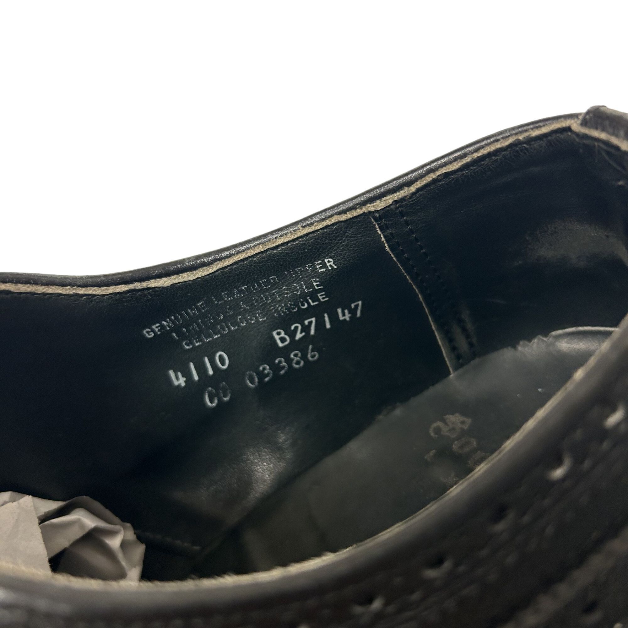 Other Vtg Thom Mcan BOOTMASTER Black PEBBLED Leather DRESS Shoes Size US 11 / EU 44 - 3 Thumbnail