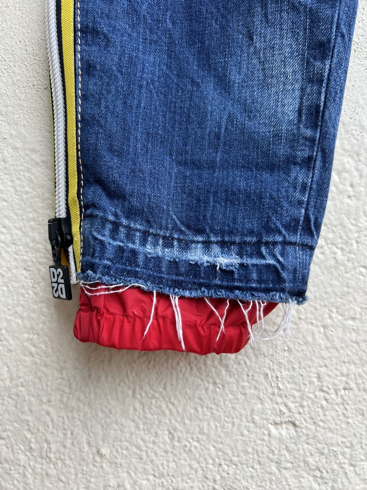 Dsquared2 Dsquared2 Made in Italy Hybrid Denim Side Tape Jeans Size US 32 / EU 48 - 11 Thumbnail