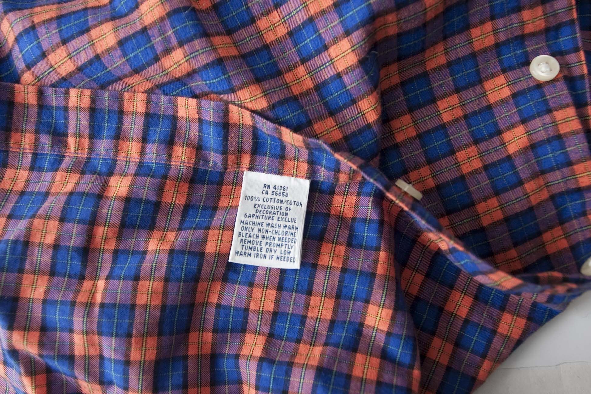 Ralph Lauren Ralph Lauren Shirt Flannel Size M Blue / Orange Size US M / EU 48-50 / 2 - 4 Thumbnail
