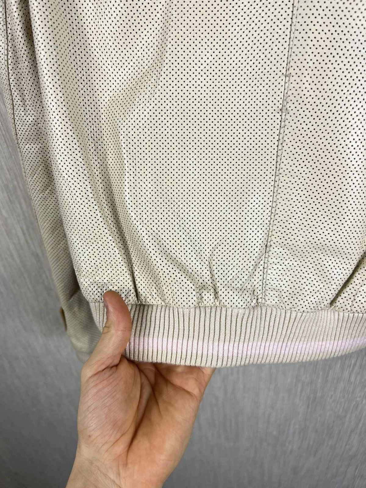 Gianfranco Ferre Vintage Gianfranco Ferre jeans y2k airy holes leather jacket Size S / US 4 / IT 40 - 14 Thumbnail