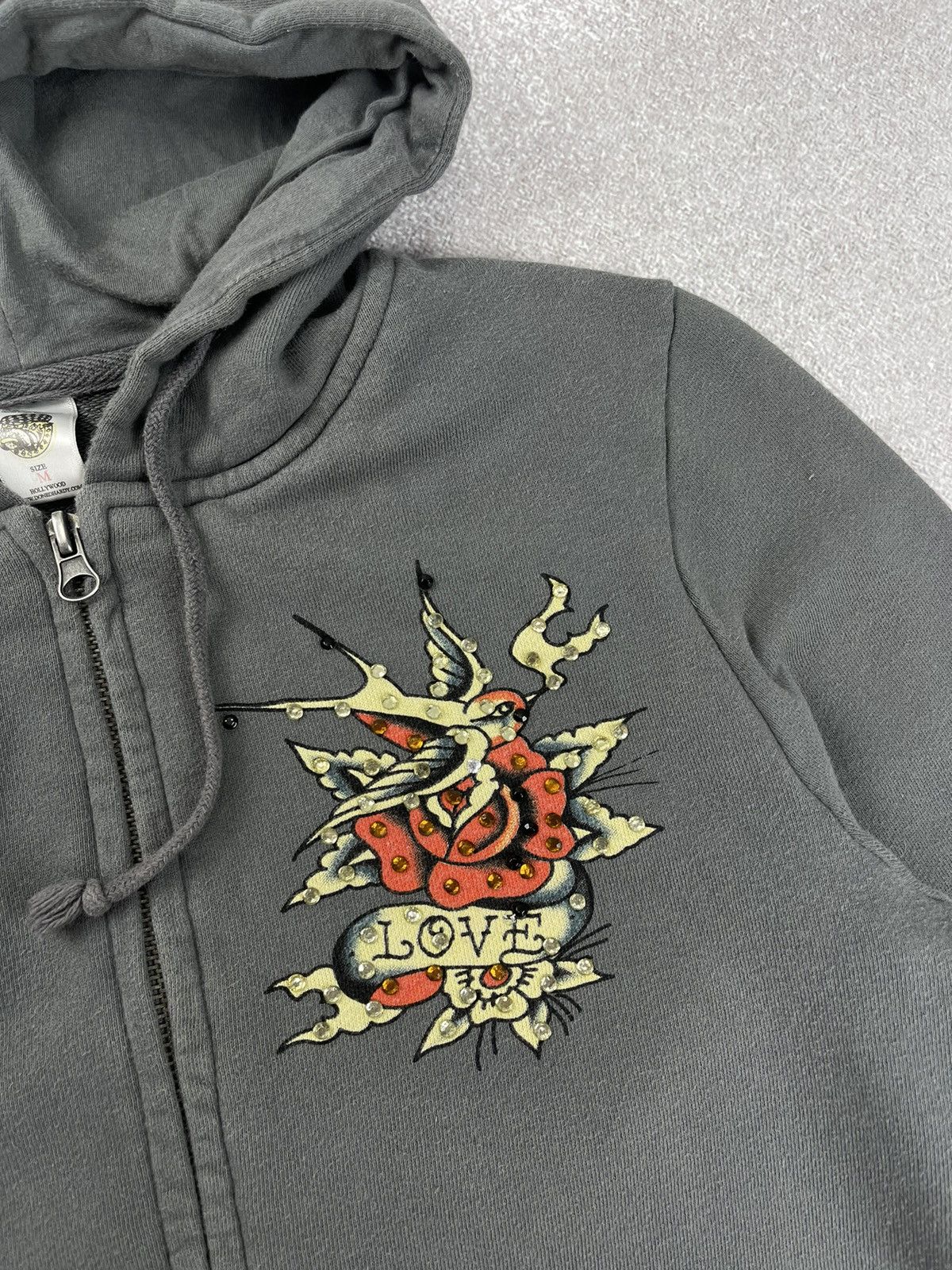Christian Audigier × Ed Hardy × Vintage Vintage Y2k Ed Hardy by Christian Audigier Hoodie Japan Size M / US 6-8 / IT 42-44 - 6 Thumbnail