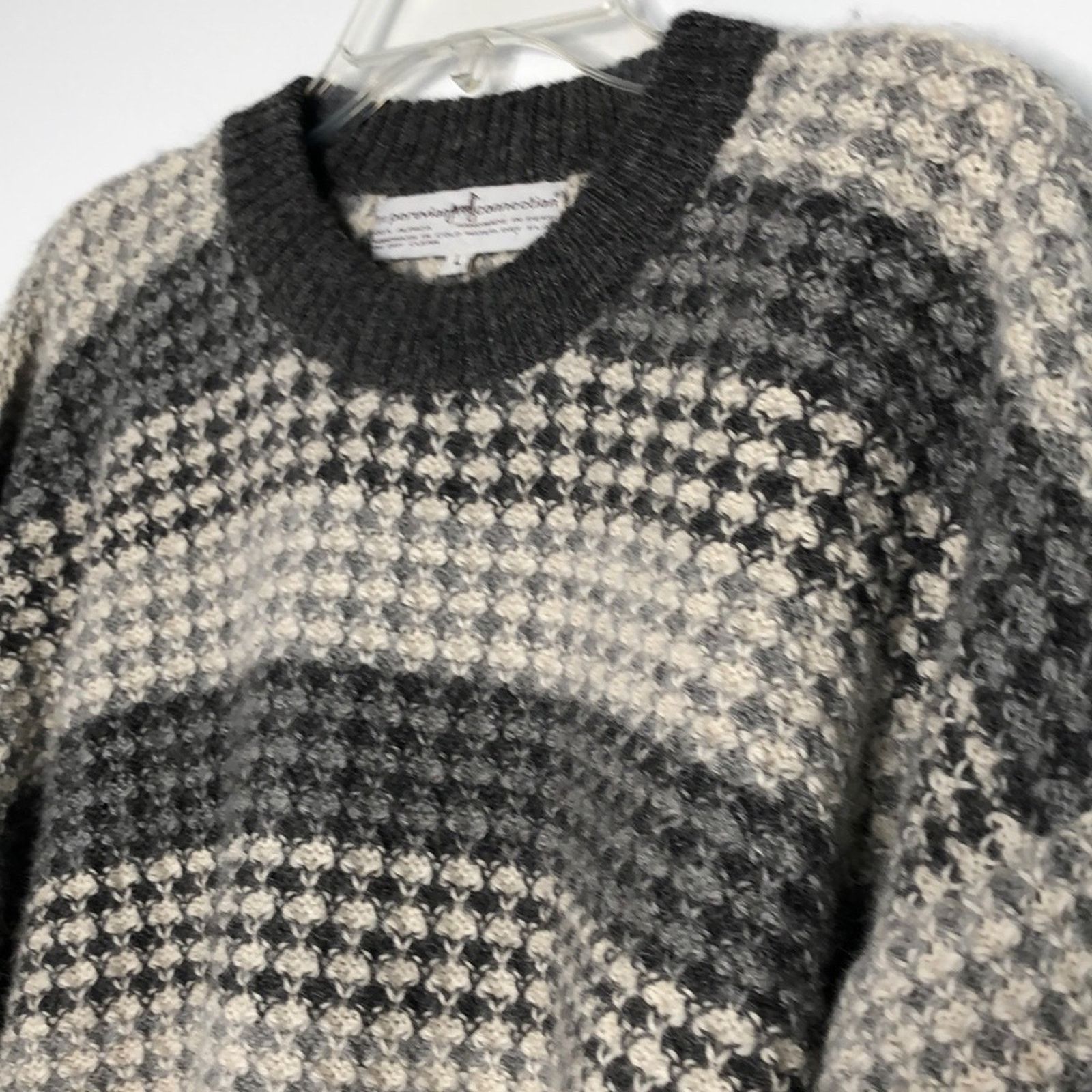 Other Peruvian Connection Alpaca Crew Sweater Gray Size US L / EU 52-54 / 3 - 6 Thumbnail