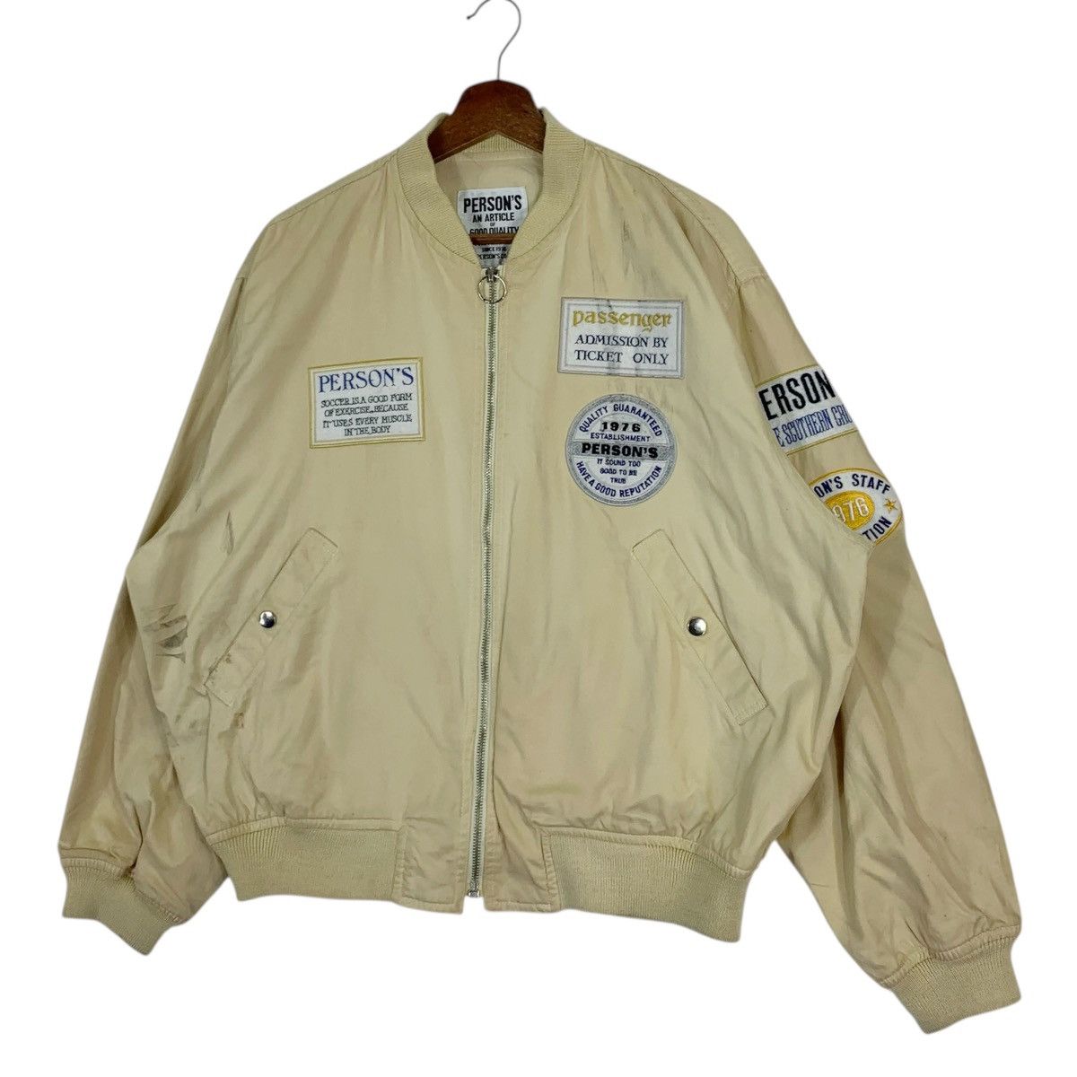 PERSON'S Vintage PERSON’S Staff Collection Bomber Jacket Size US M / EU 48-50 / 2 - 3 Thumbnail