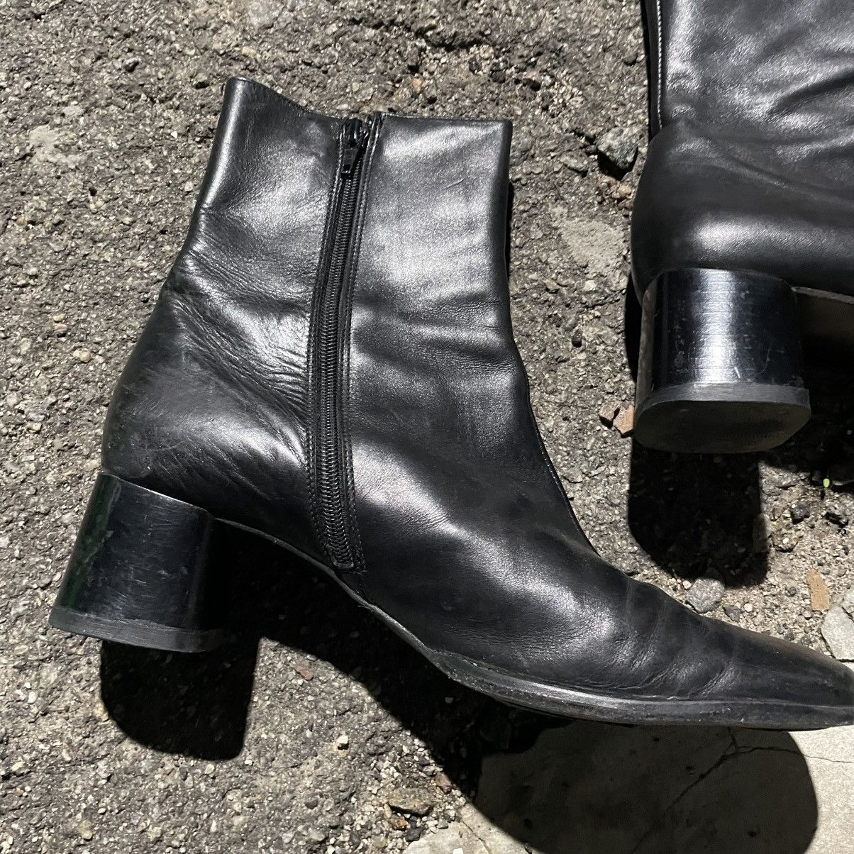 If Six Was Nine KENZO leather boots Balenciaga margiela style tabi platform Size US 8.5 / IT 38.5 - 4 Thumbnail