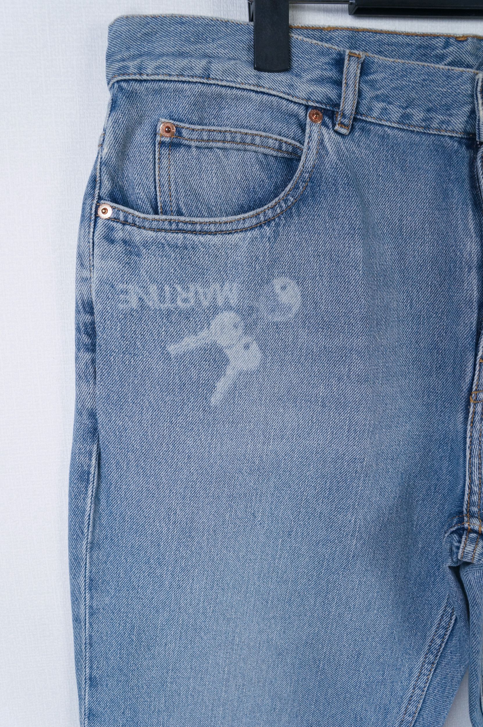 Martine Rose Martine Rose Pocket Print Jeans Size US 34 / EU 50 - 2 Thumbnail