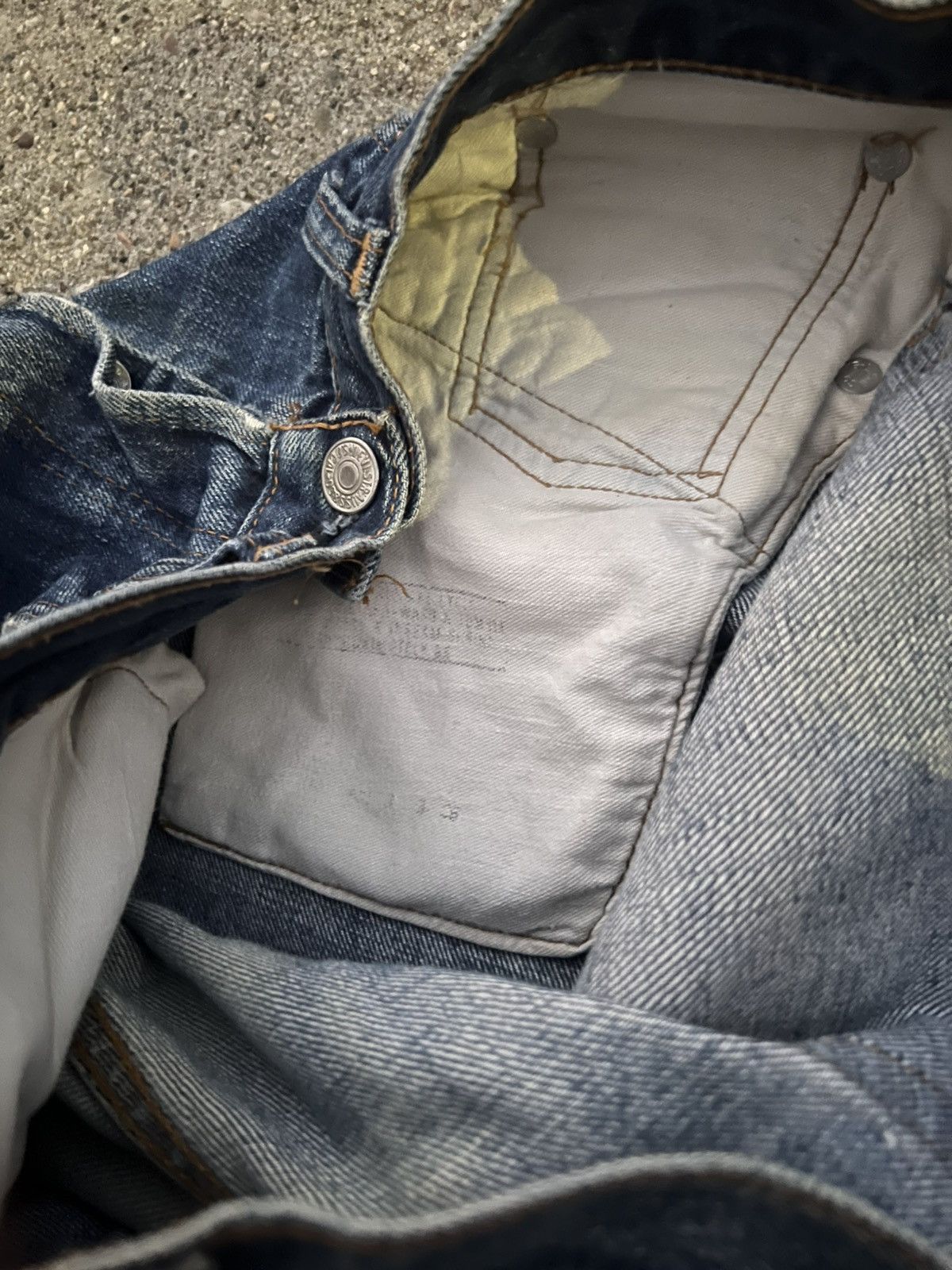 Levi's × Vintage Vintage 70s Single Stitch Faded Selvedge Jeans Size US 31 - 4 Thumbnail