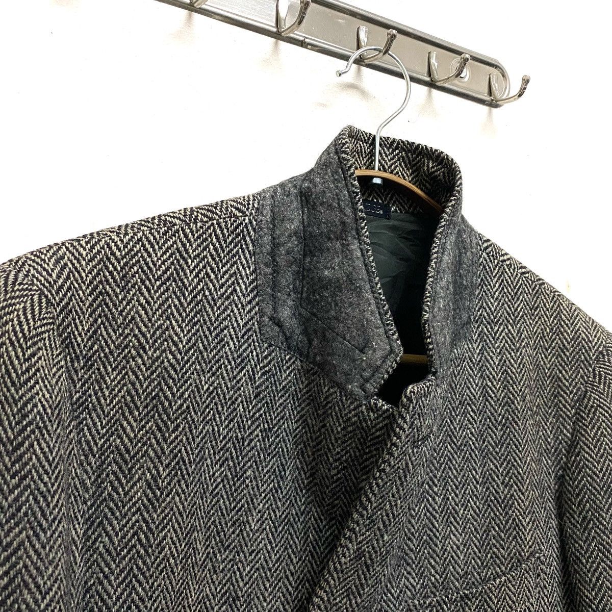 Harris Tweed Vintage Harris Tweed Wool Jacket Harringbone Hand Woven Size 42L - 2 Thumbnail