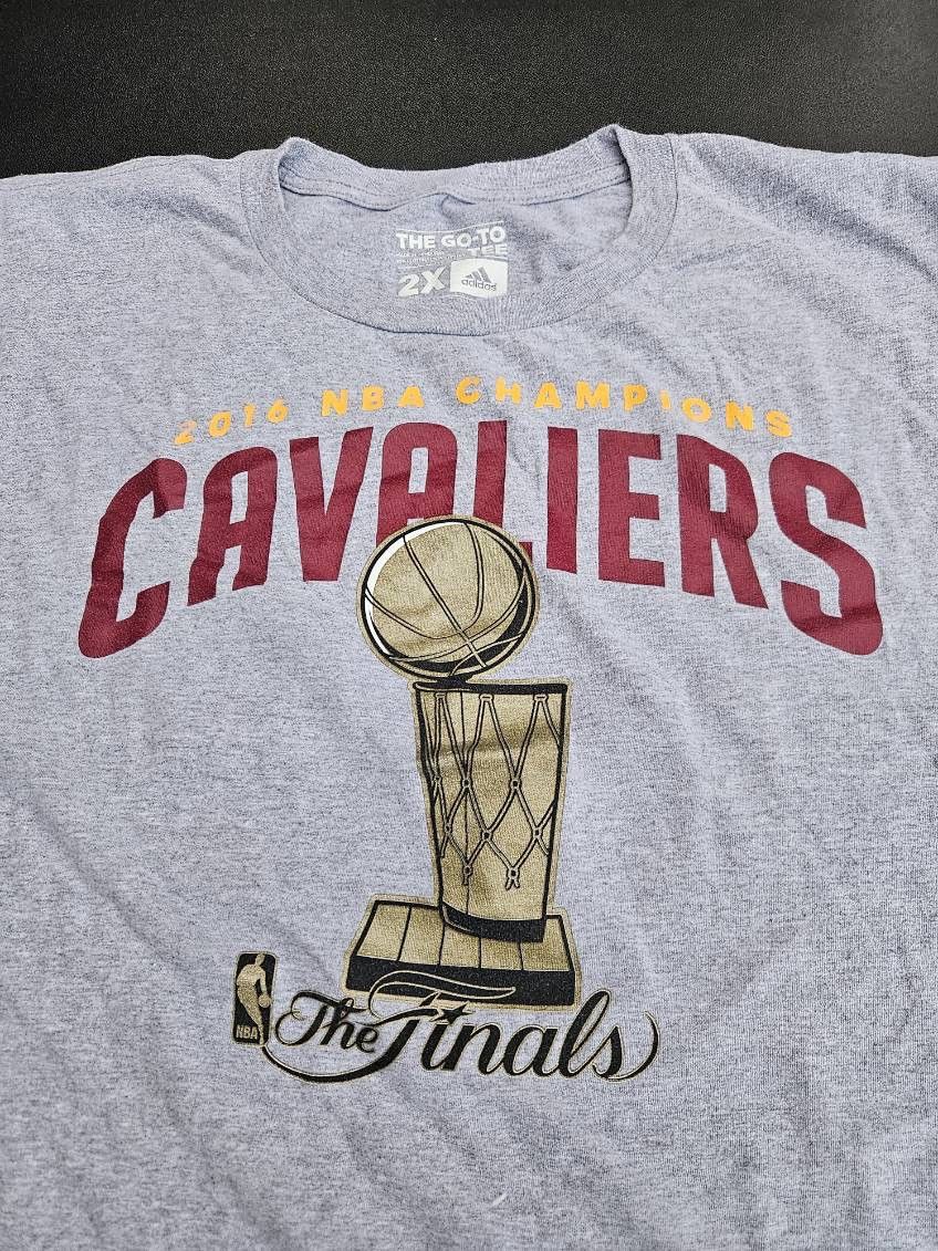 Adidas Lebron James Cleveland Caveliers 2016 NBA Finals Adidas Tee Size US XXL / EU 58 / 5 - 3 Thumbnail