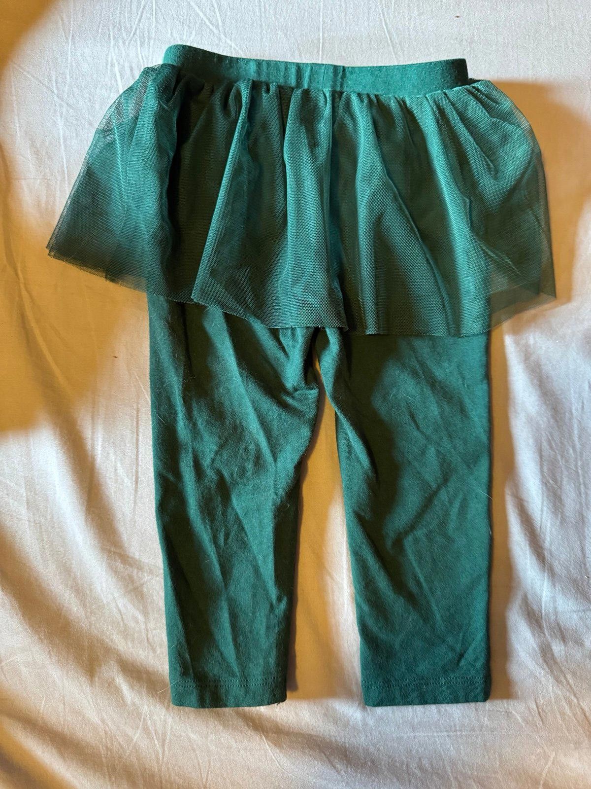 Designer Girl 18 Month Green Tutu Leggings Size 24" / US 00 / IT 34 - 2 Thumbnail