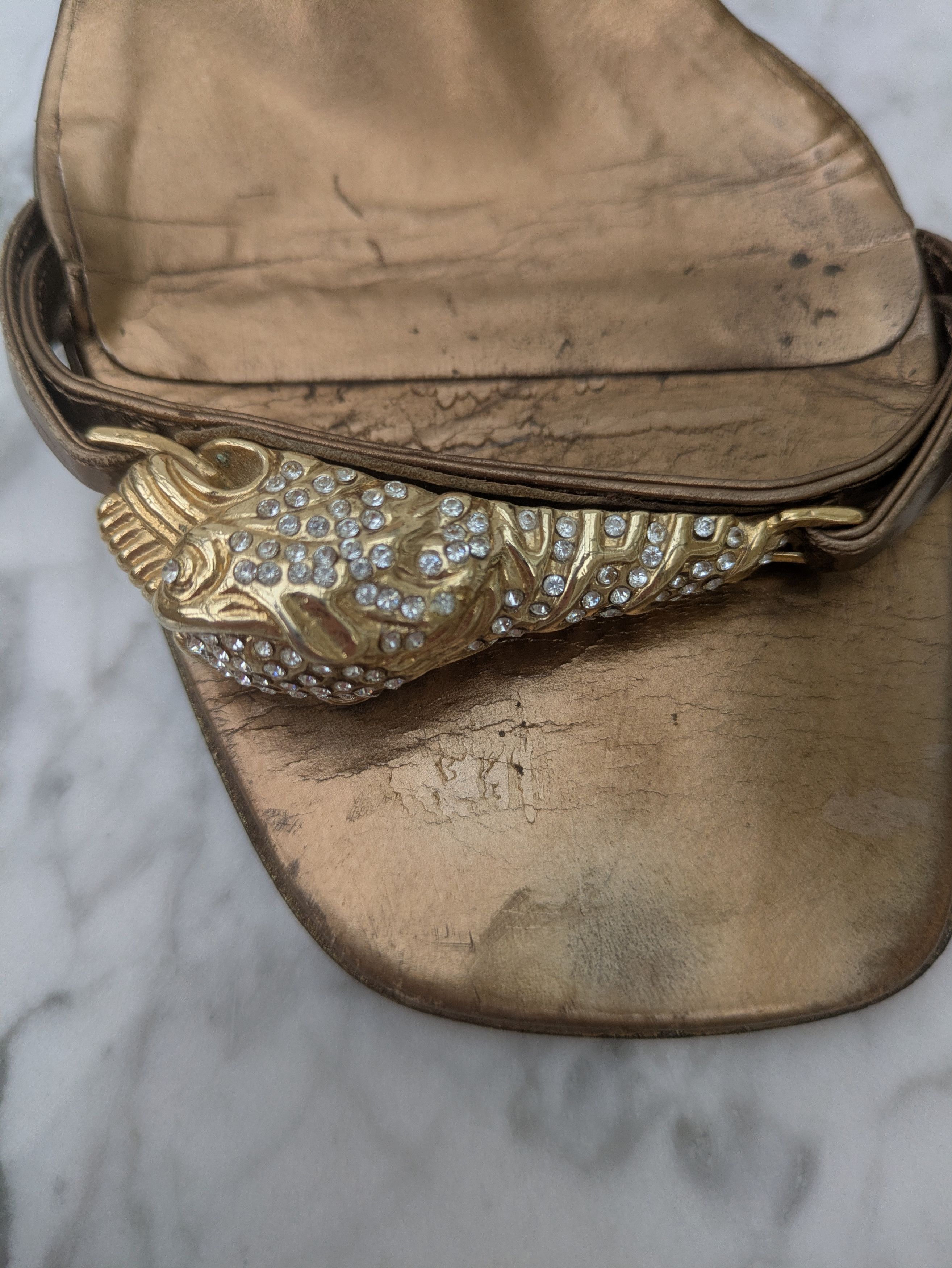 Gucci Tom Ford Gucci embellished heels Fall 2000 Collection Size US 6.5 / IT 36.5 - 3 Thumbnail