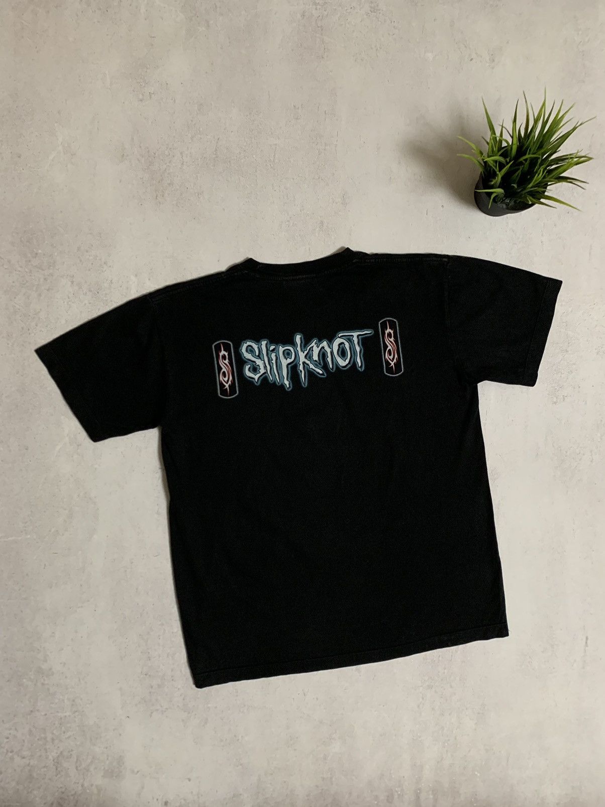 Band Tees × Vintage Vintage Slipknot T Shirt Tee Baggy Big Logo Crazy 90s Size US M / EU 48-50 / 2 - 9 Thumbnail