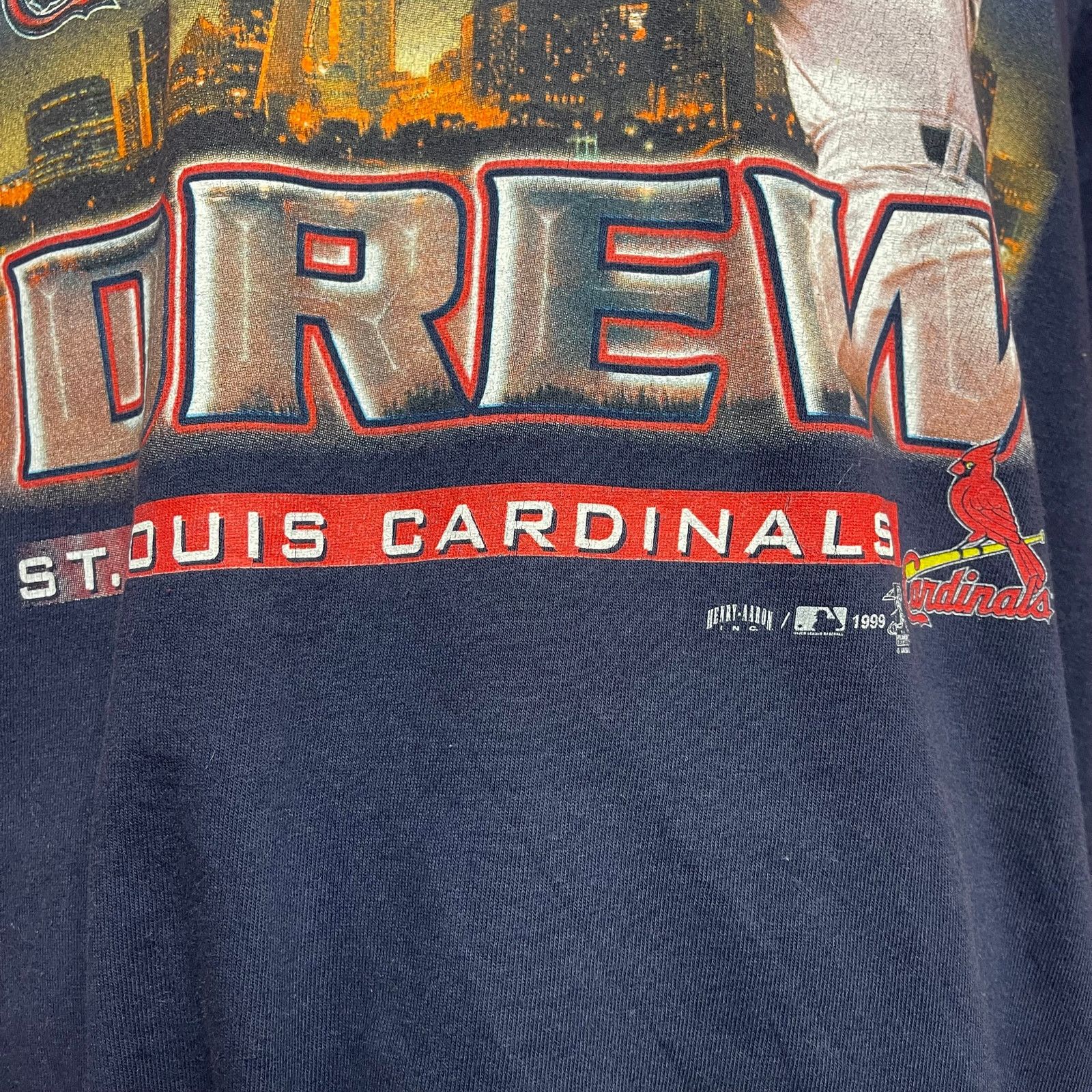 Vintage Vintage St. Louis Cardinals 1999 JD Drew MLB Player Tee Size US XL / EU 56 / 4 - 3 Thumbnail
