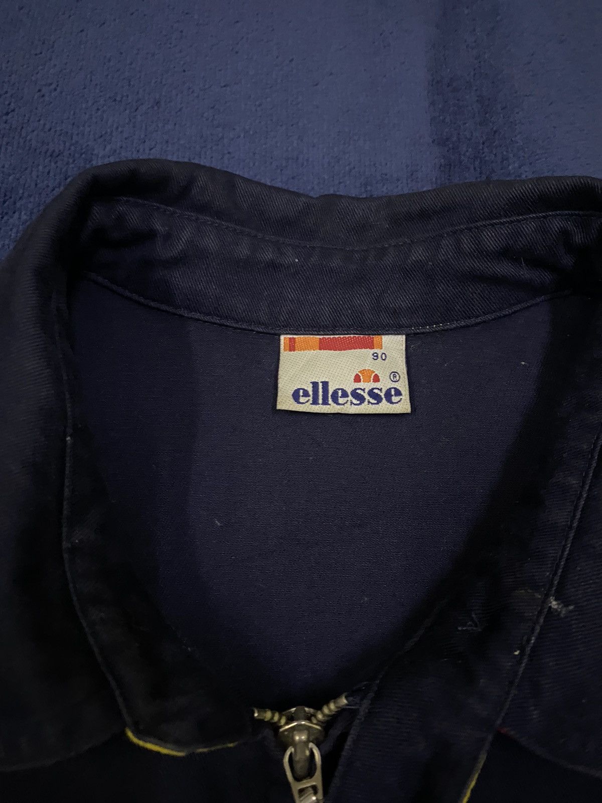 Ellesse Vintage 90s Ellese Stupendo Khakis Material Track Jacket Size US L / EU 52-54 / 3 - 4 Thumbnail