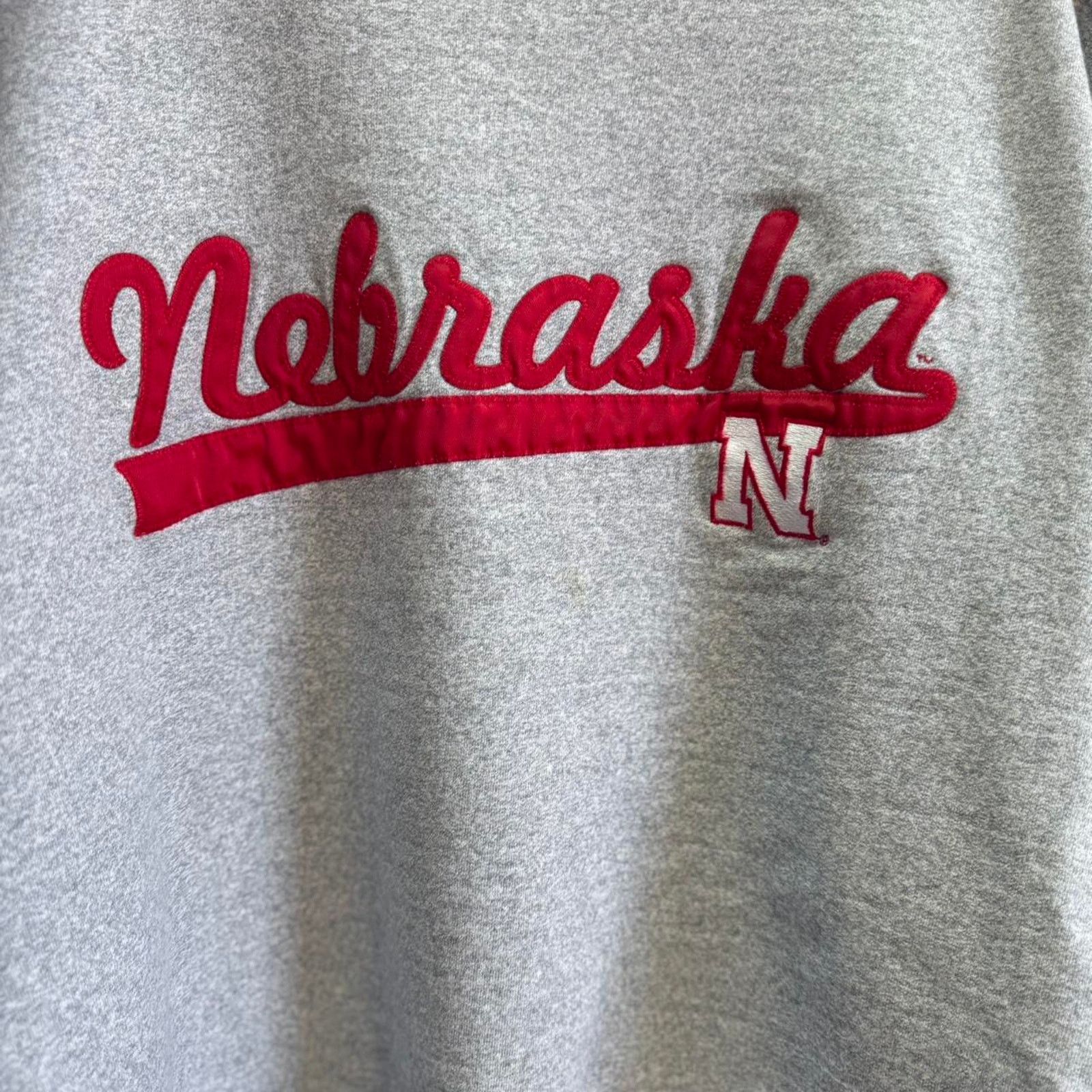 Vintage Vintage 90s Nebraska Huskers Cursive Spell Out Crewneck Size US XXL / EU 58 / 5 - 3 Thumbnail