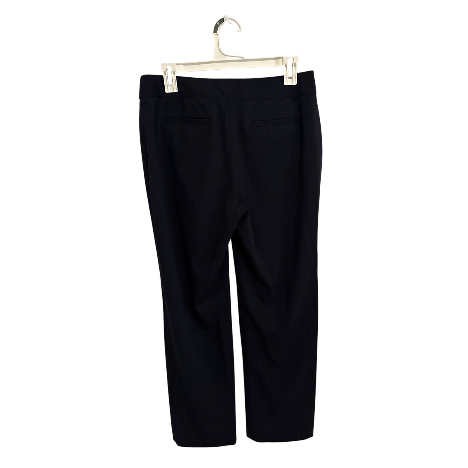 Other Liz Claiborne Black Straight Leg Mid Waist Formal Trousers Size 28" / US 6 / IT 42 - 5 Thumbnail