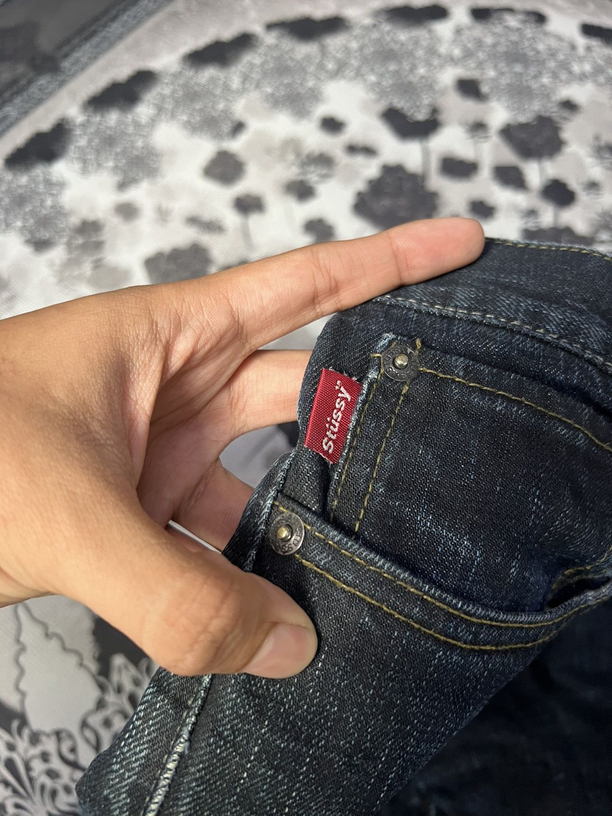 Stussy Stussy Rough & Rugged Signature Denim Jeans Size US 34 / EU 50 - 8 Thumbnail