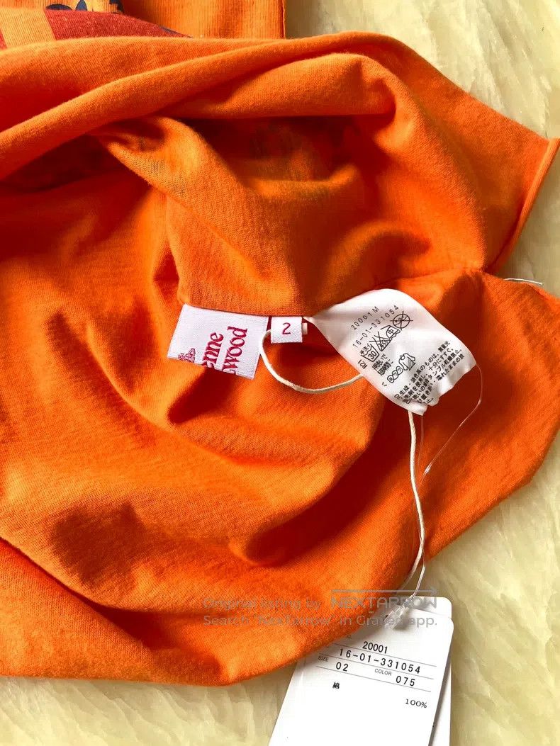 Vivienne Westwood Vivienne Westwood Orange floral blouse Size M / US 6-8 / IT 42-44 - 3 Thumbnail