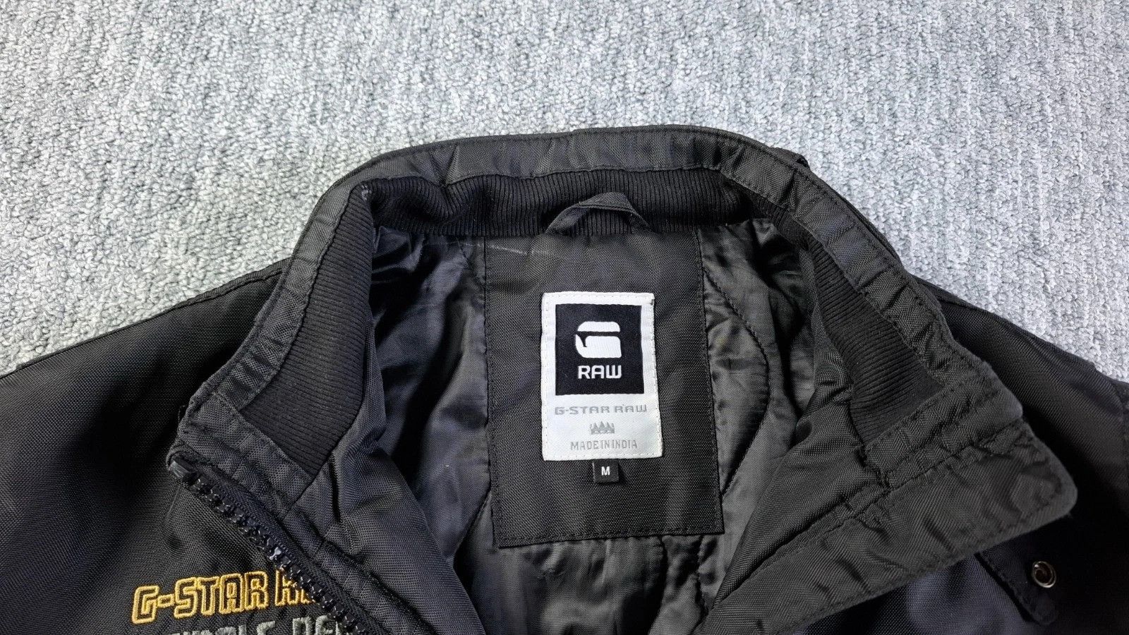 G-Star G-Star RAW Racing Biker Jacket Quilted Lined Black M Size US L / EU 52-54 / 3 - 10 Thumbnail