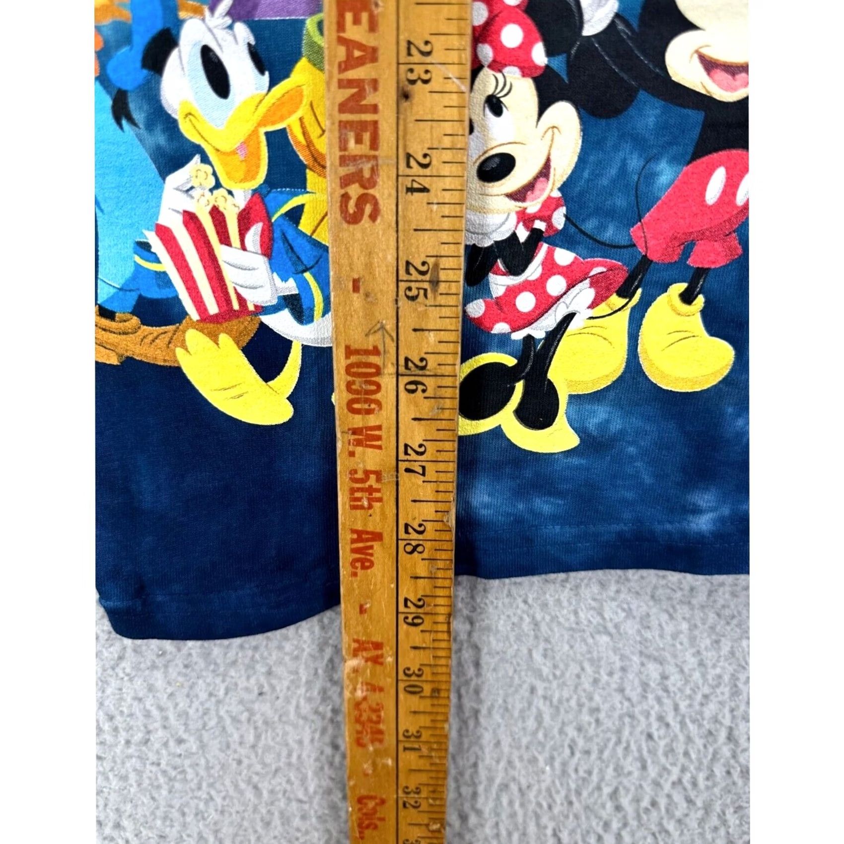 Disney Disney T-Shirt Unisex Medium Blue Cotton Tie Dye Graphic Mickey Friends Tee 2019 Size US M / EU 48-50 / 2 - 7 Thumbnail
