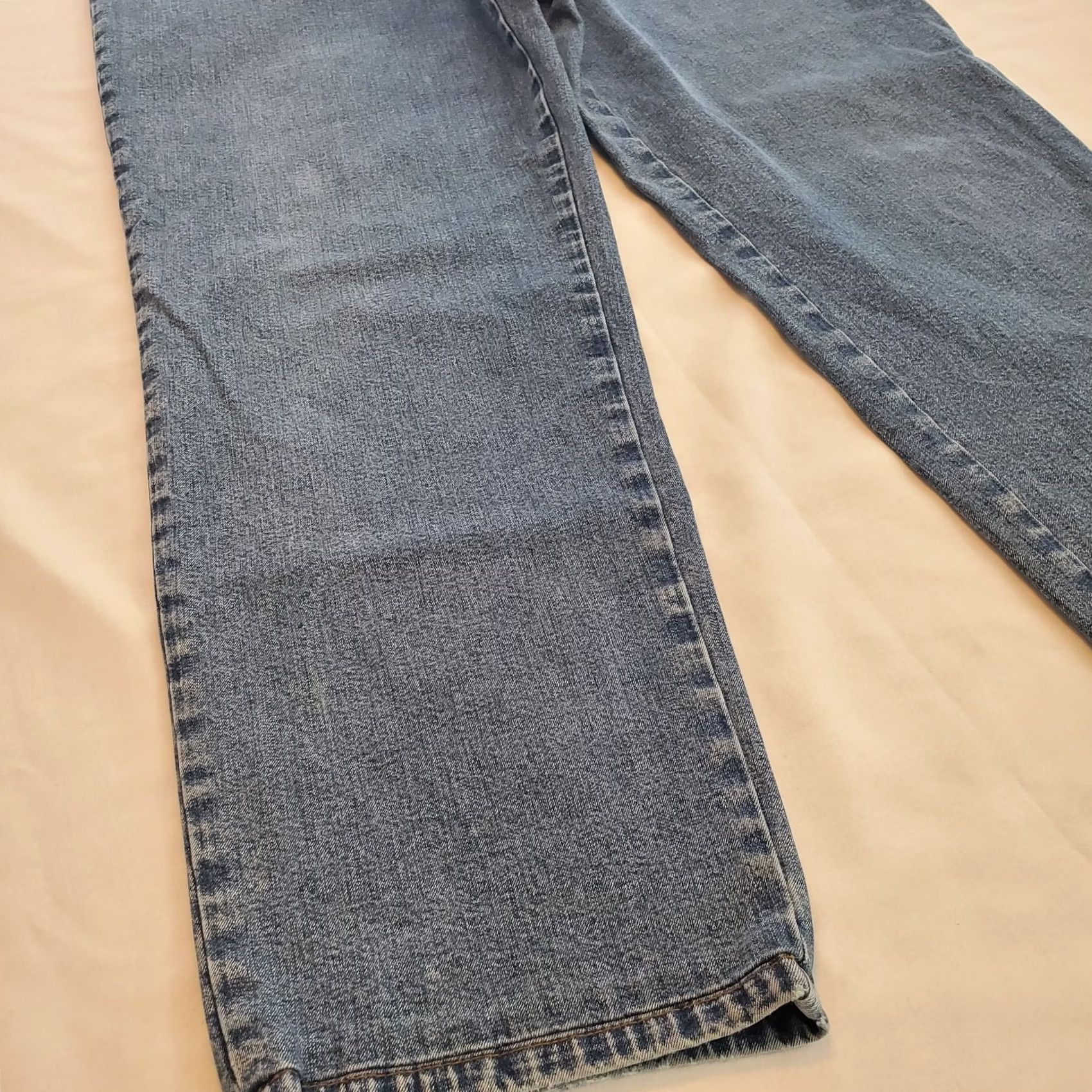 Ralph Lauren VTG Lauren Ralph Lauren Jeans Womens 14 Light Wash Straight High Rise Mom Denim Size 36" / US 14 / IT 50 - 5 Thumbnail