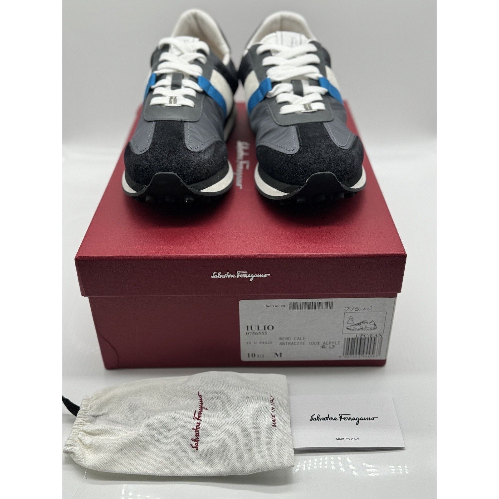 Salvatore Ferragamo Salvatore Ferragamo Iulio Sneakers sz. 10.5 us Size US 10.5 / EU 43-44 - 9 Thumbnail
