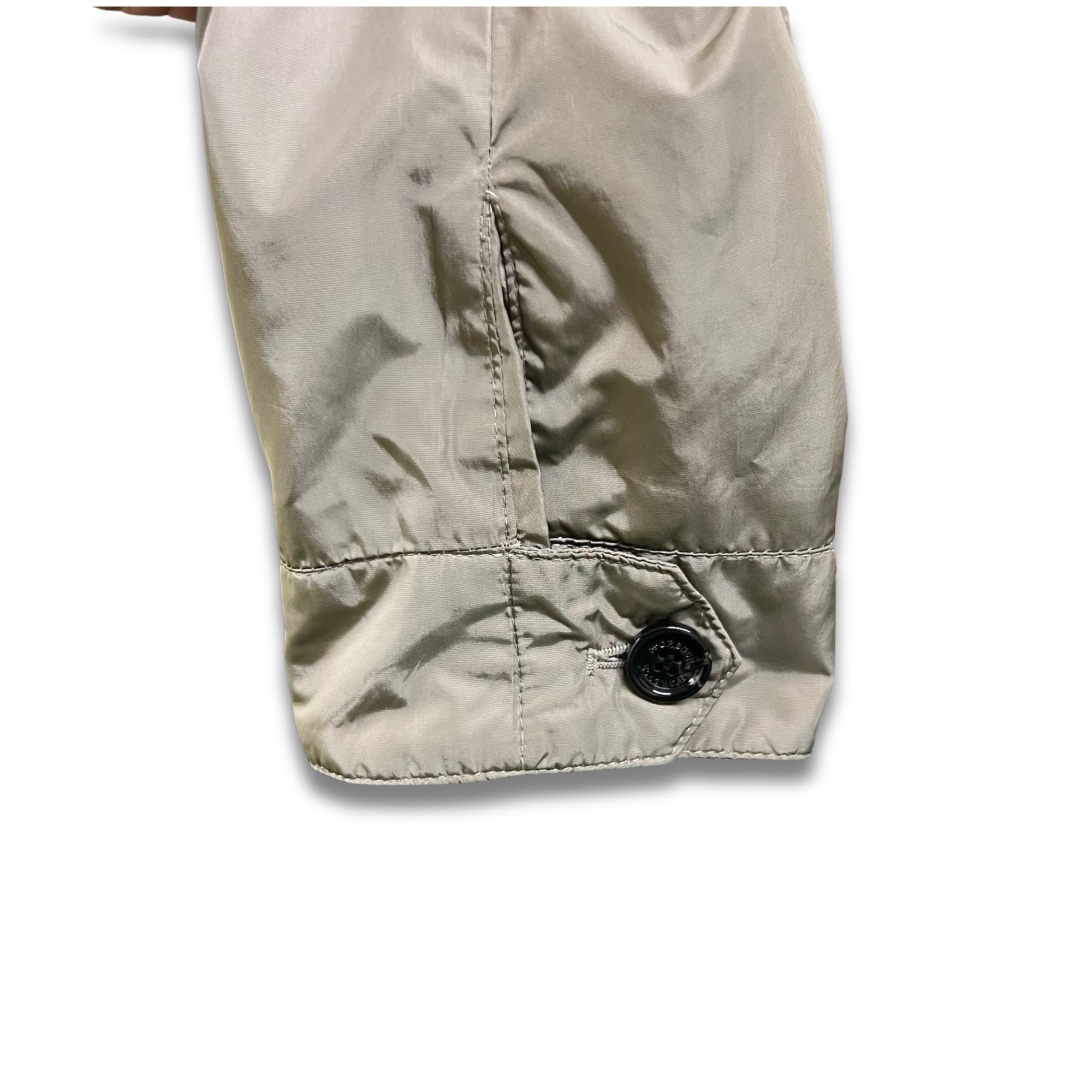 McGregor McGregor Beige Four-Pocket Nylon Jacket With Button Closures Size US L / EU 52-54 / 3 - 8 Thumbnail