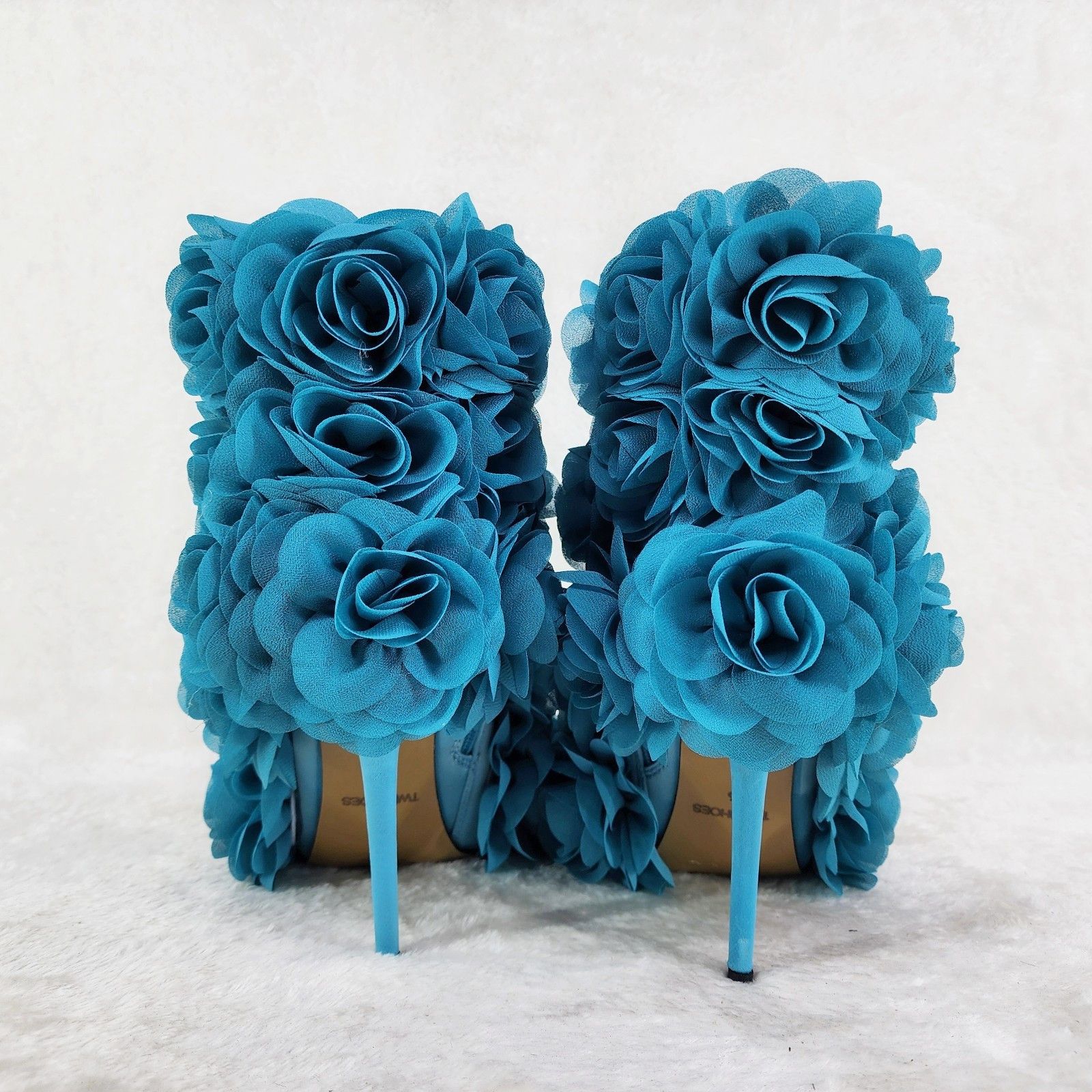 Other Beauty 3D Flowers Floral High Heel Elegant Evening Party An Size US 6 / IT 36 - 4 Thumbnail