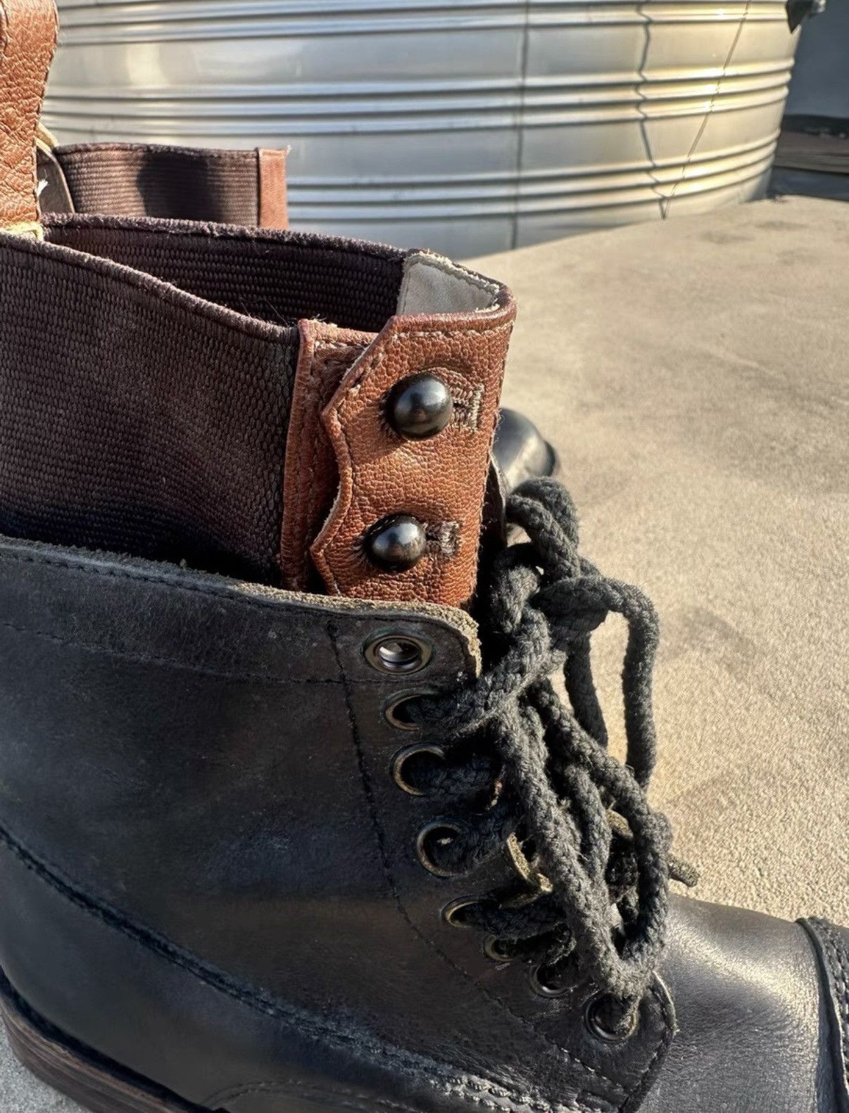 Number (N)ine Number Nine 08ss double layer boots bird Size US 7 / EU 40 - 5 Thumbnail