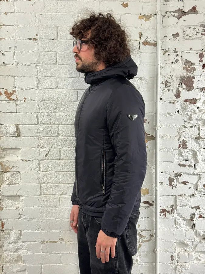 Prada AW2020 Prada Reversible Black Nylon Jacket Size US M / EU 48-50 / 2 - 3 Thumbnail