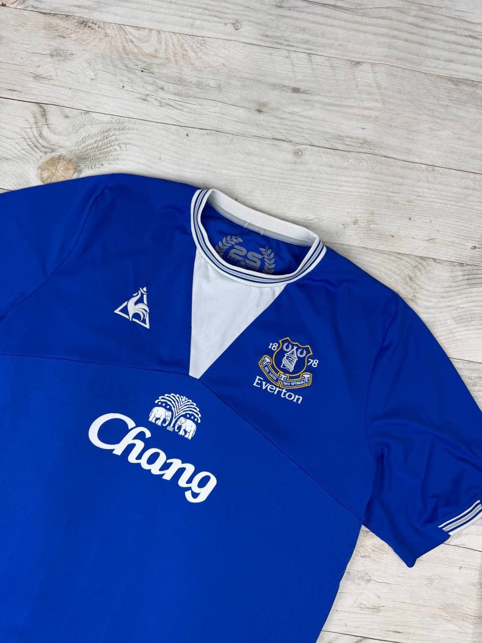 Le Coq Sportif Everton 2009 2010 Home Football Shirt Soccer Jersey 3XL Size US XXL / EU 58 / 5 - 2 Thumbnail