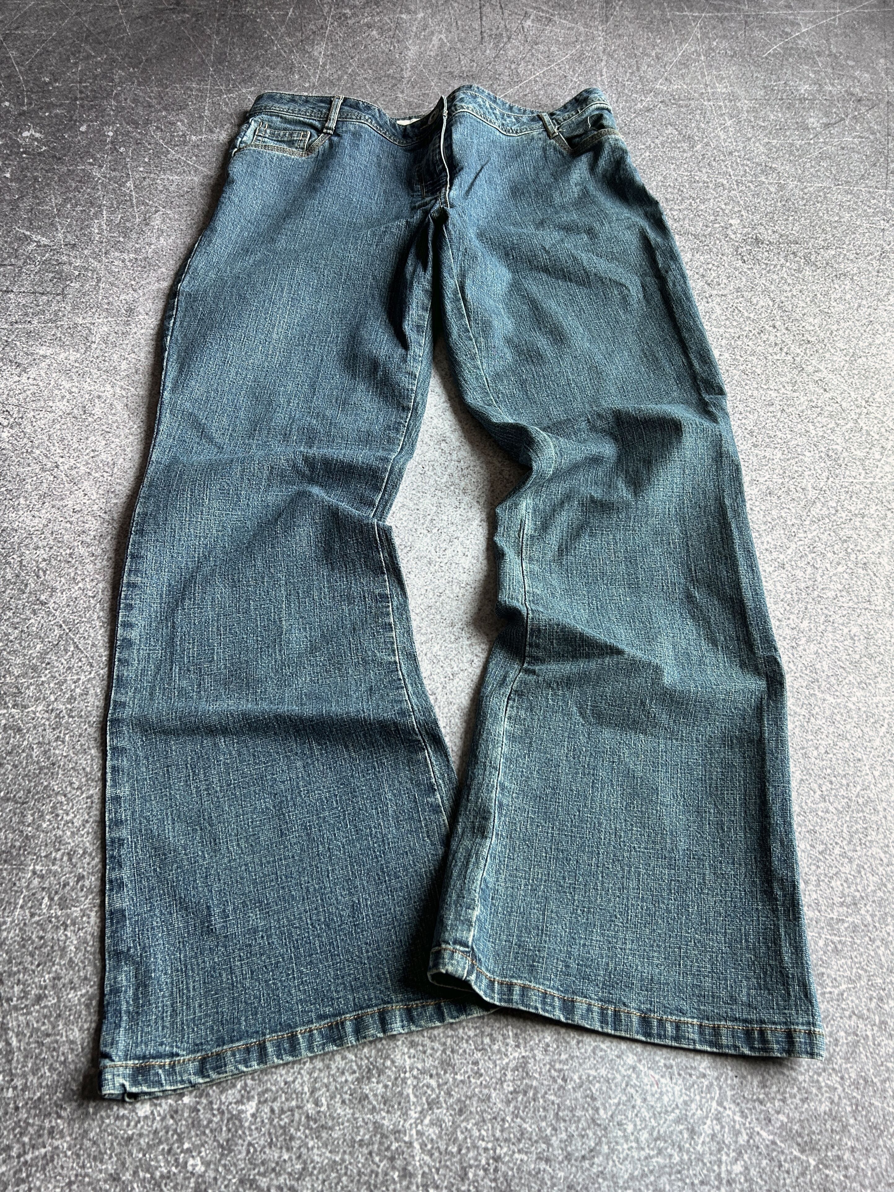 Designer VTG Rick Owens Junya Watanabe Style Classic Flared Jeans 90S Size US 32 / EU 48 - 1 Thumbnail