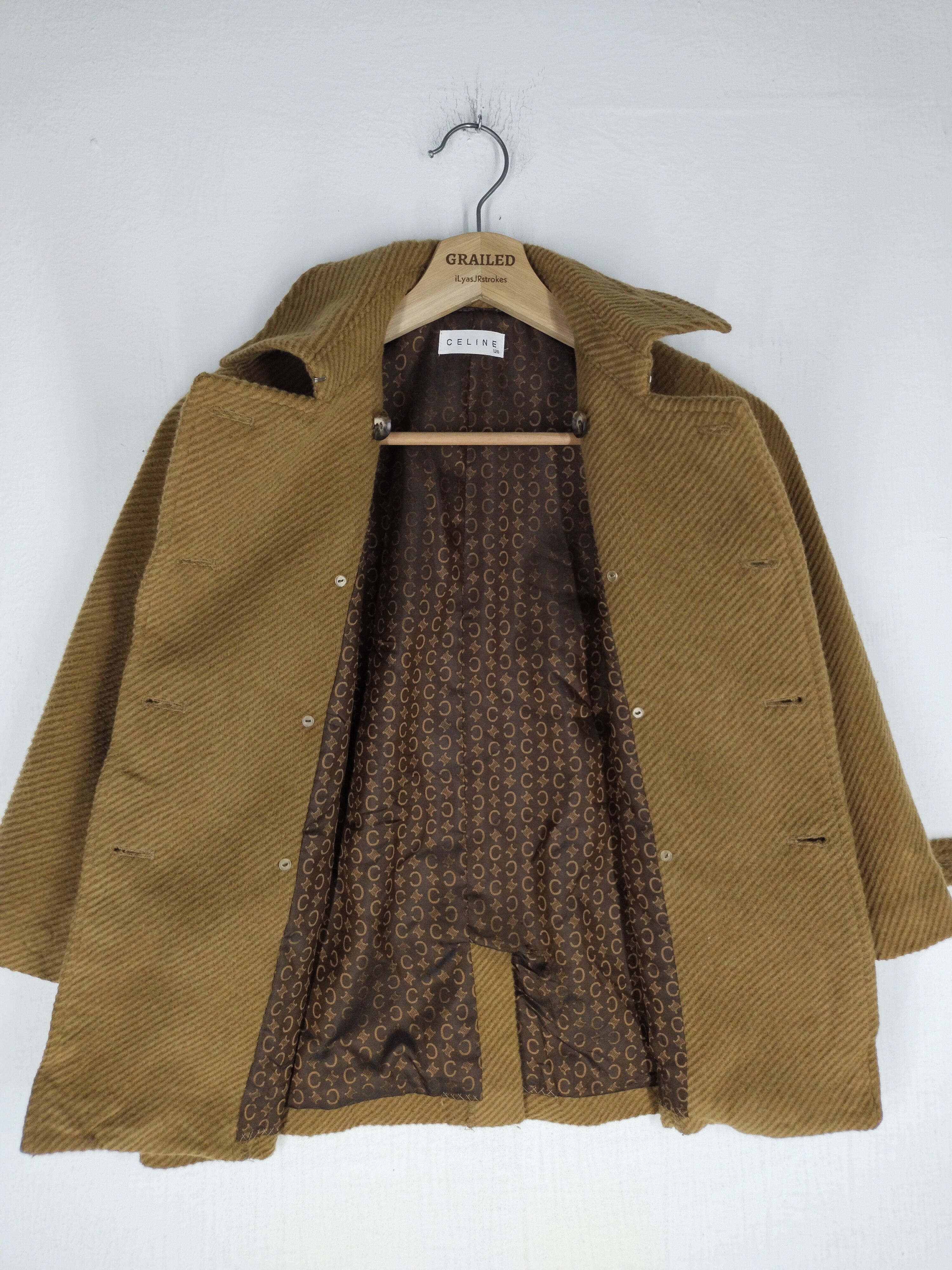 Celine Vintage 80's Celine Double-breasted Jacket Size S / US 4 / IT 40 - 5 Thumbnail