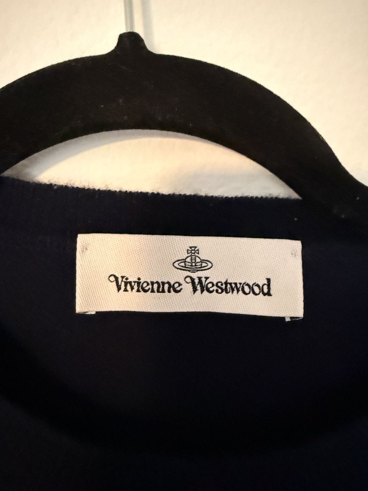 Vivienne Westwood IYKYK Low Key Wool/Cashmere Crewneck Sweater Size US L / EU 52-54 / 3 - 3 Thumbnail