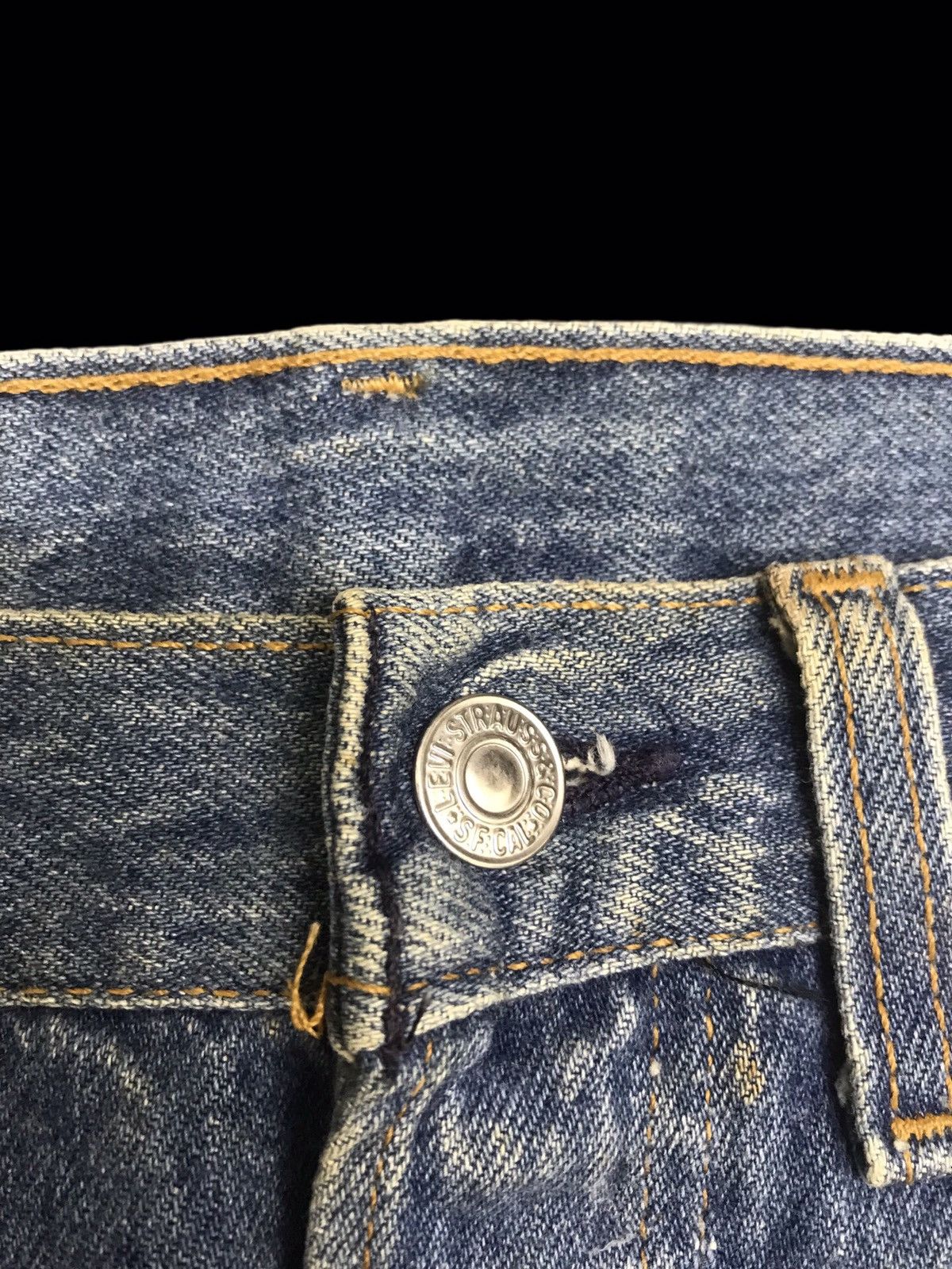 Levi's × Vintage 💥90s Style💥Vintage Levis 501 Rgular Medium Wash Denim F183 Size US 30 / EU 46 - 9 Thumbnail