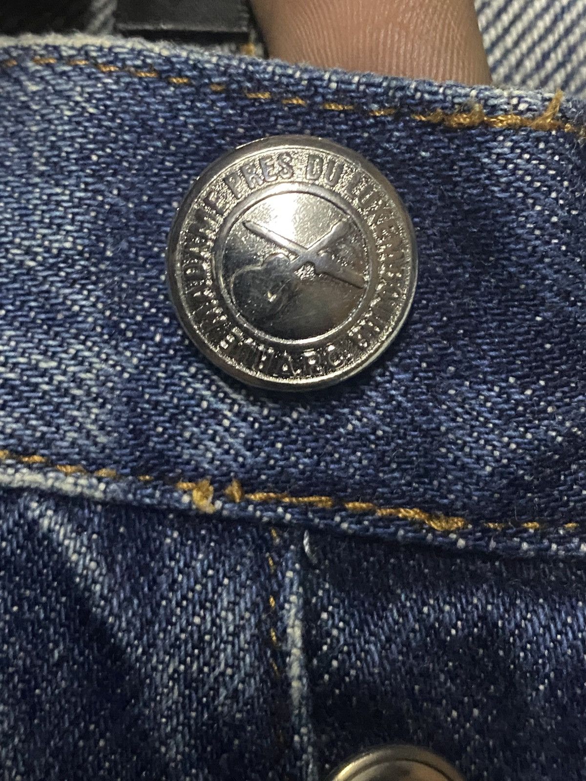 A.P.C. Vintage Apc Petit New Standard Blue Distressed Skinny Jeans Size US 30 / EU 46 - 11 Thumbnail