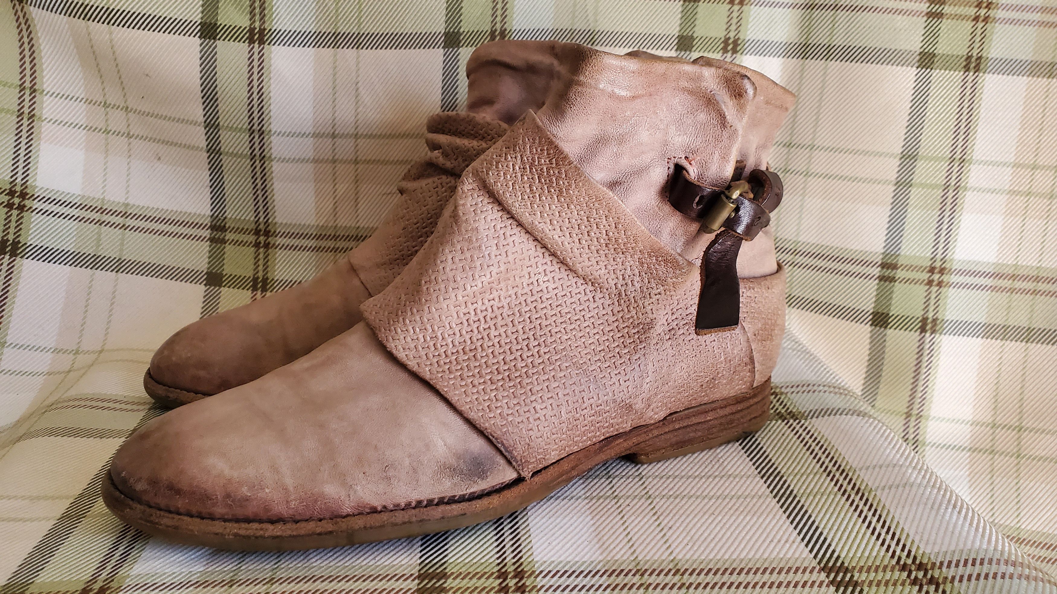 A.S.98 A.S 98 Brown Ankle Pull On Boots Size US 9 / IT 39 - 1 Thumbnail