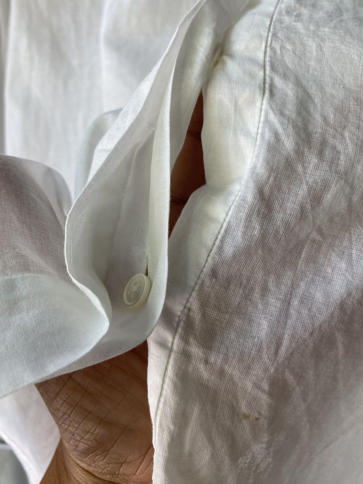 Jil Sander Jil Sander 3/4 Sleeve White Shirt Size XXS / US 00 / IT 34 - 8 Thumbnail