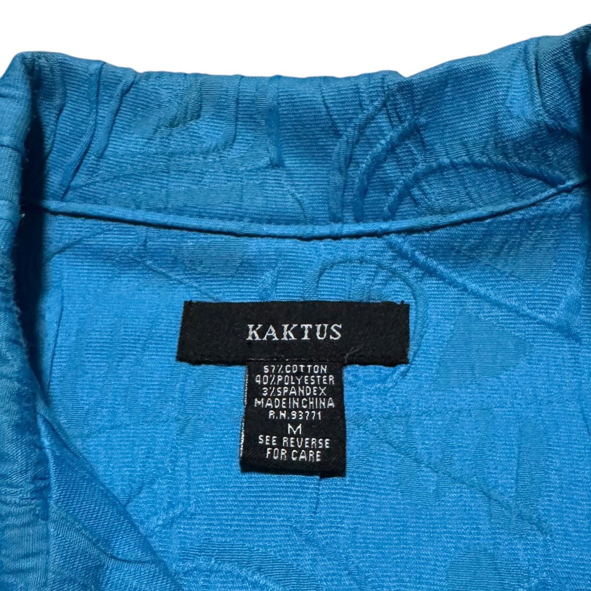 Other KAKTUS Blue Geometric Patterned Button Jacket Women's Medium Size M / US 6-8 / IT 42-44 - 5 Thumbnail