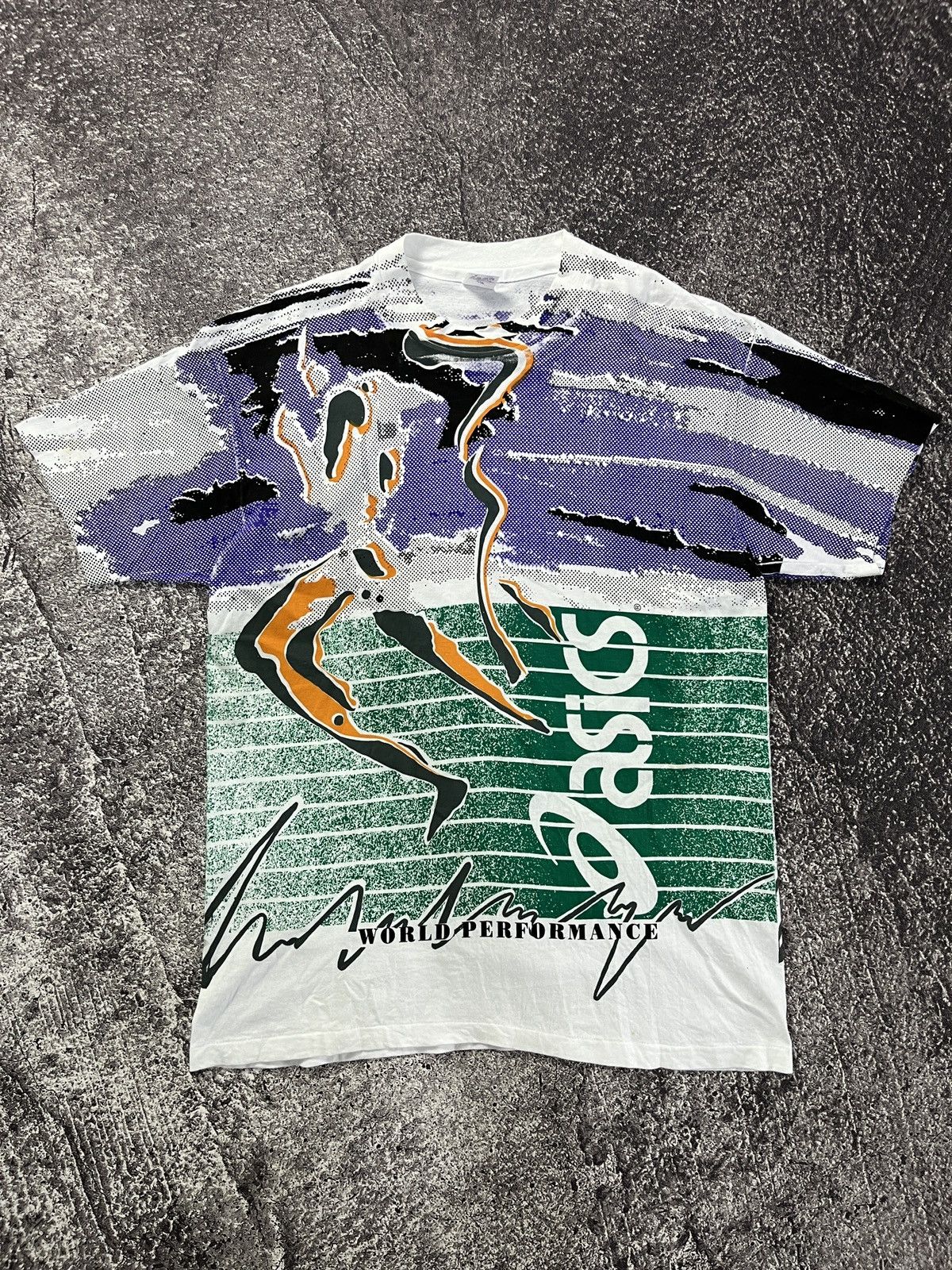 Asics Asics vintage aop tshirt Size US M / EU 48-50 / 2 - 1 Thumbnail