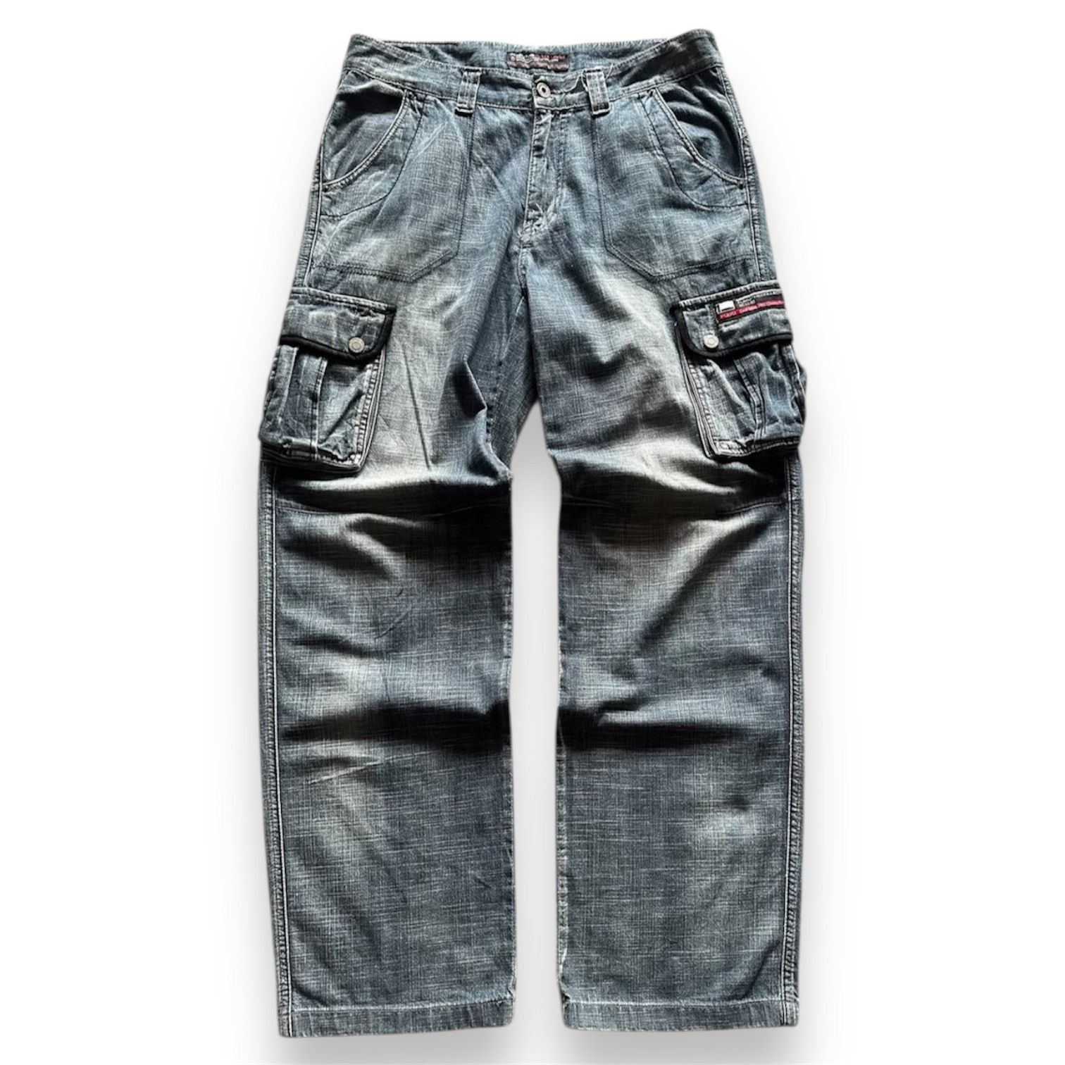 2000s Fubu Baggy Cargo Wash Jeans y2k Lgb