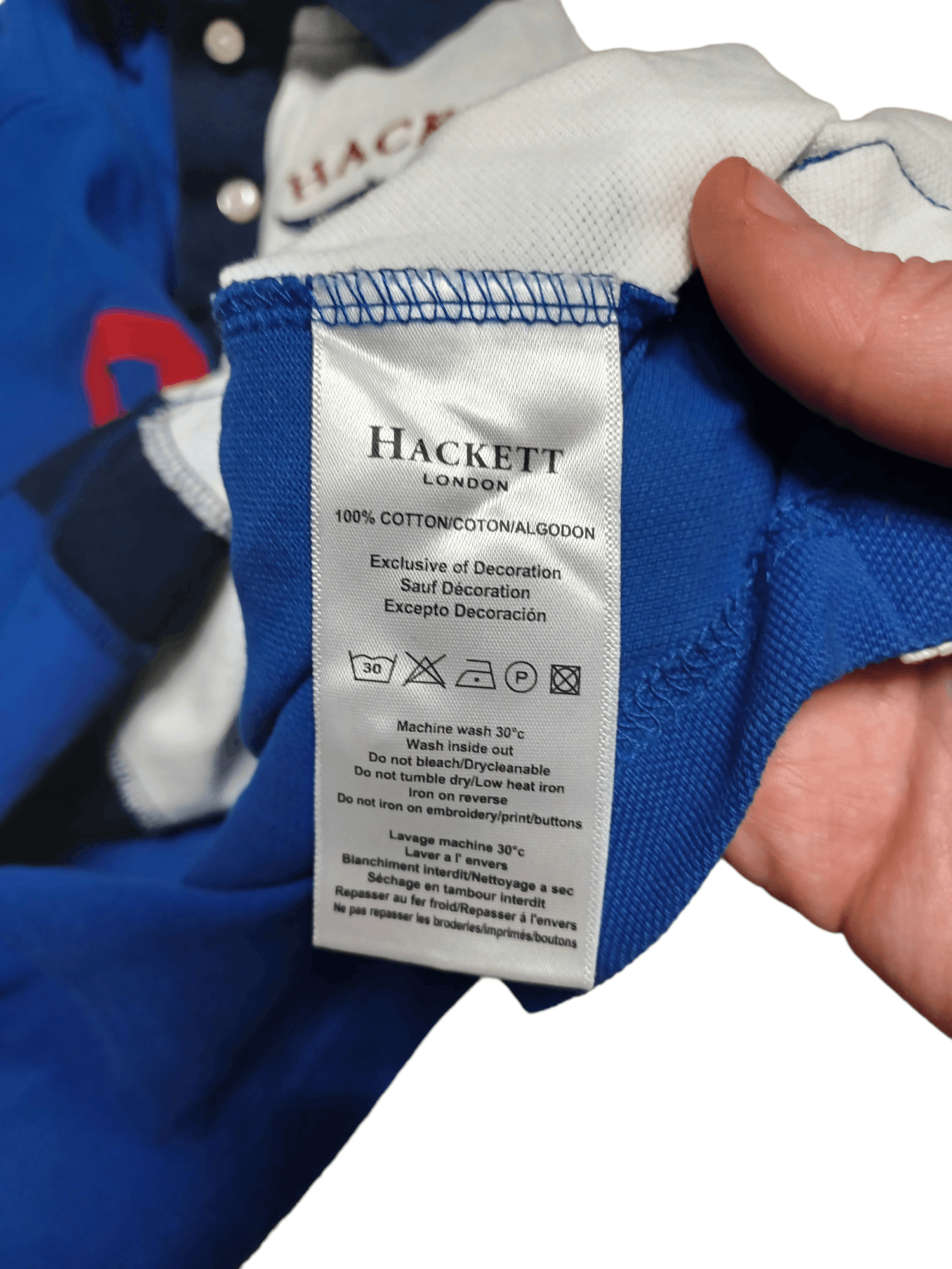 Hackett CAMBRIDGE VS OXFORD HACKETT LONDON EMBROIDERED POLO SHIRT Size US XL / EU 56 / 4 - 7 Thumbnail