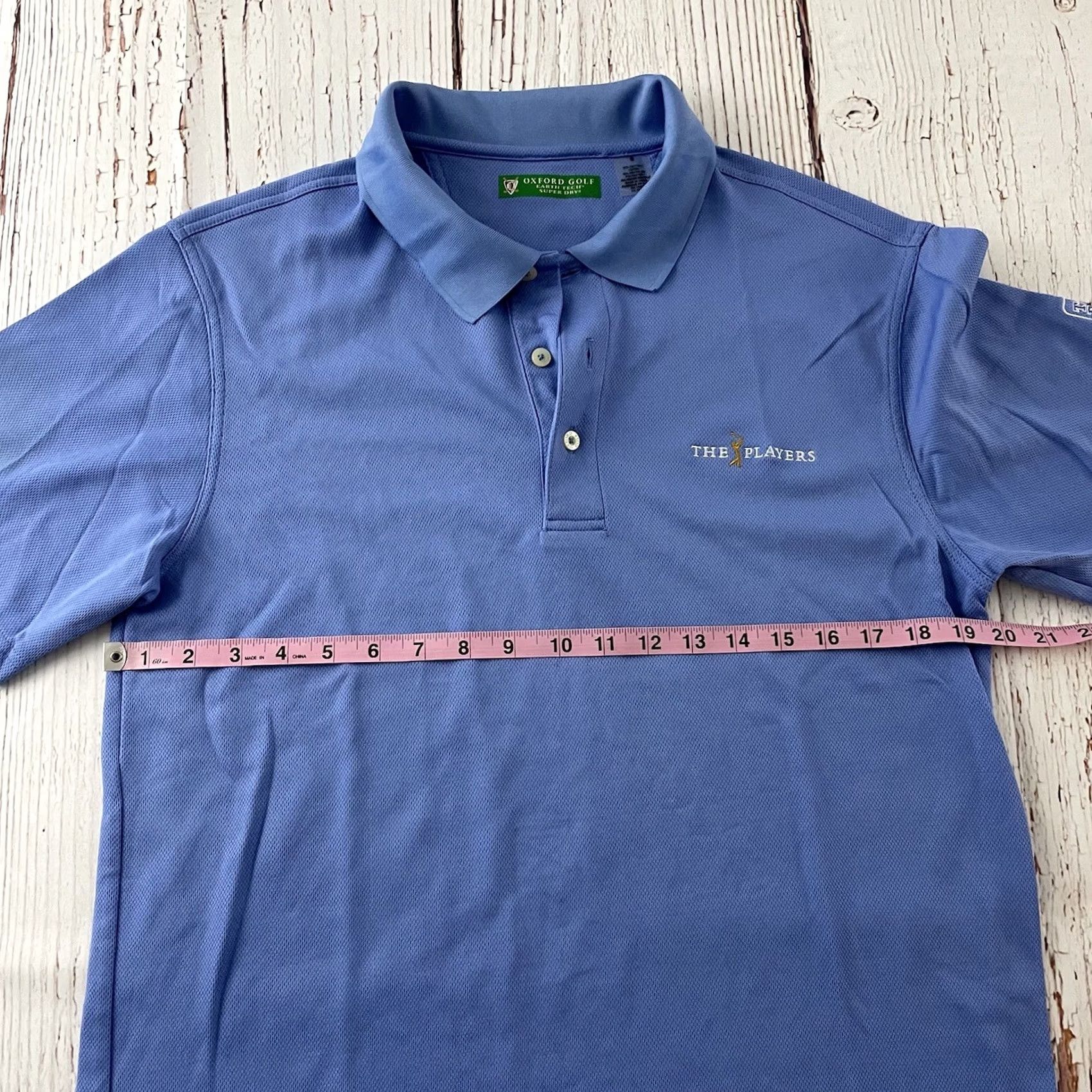 Superdry Oxford Shirt Mens S Blue Short Sleeve Polo Oxford Golf Earth Tech Super Dry The Players Polo Shirt Mens S Blue Size US S / EU 44-46 / 1 - 5 Thumbnail