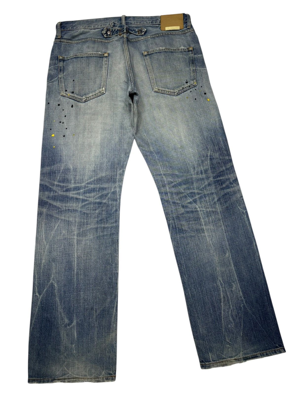 Sophnet. 🔥SOPHNET X-146 PAINTER BAGGY JEANS DISTRESSED DENIM Size US 36 / EU 52 - 4 Thumbnail