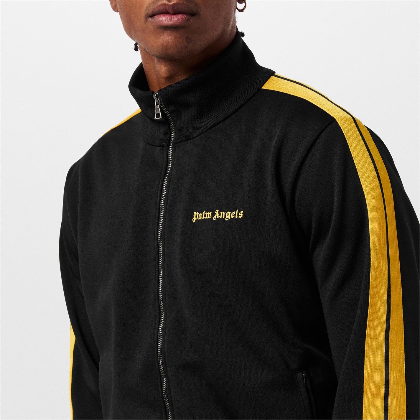 Palm Angels o1g2r1mq0426 Classic Track Stripe Relaxed Tracksuit Jacket Size US XL / EU 56 / 4 - 4 Thumbnail